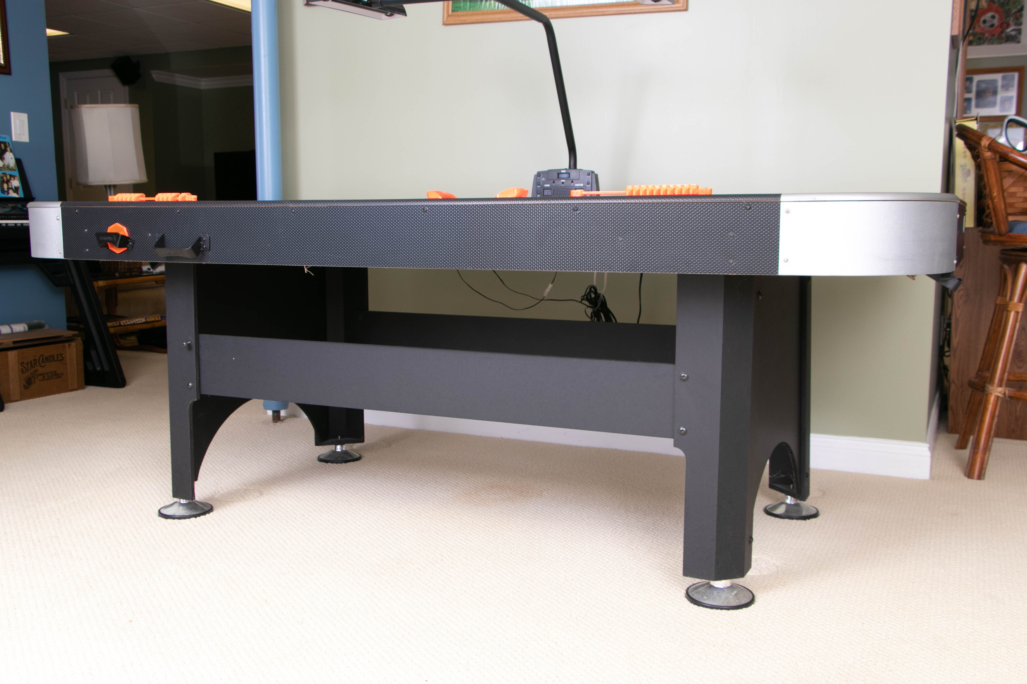 Sportcraft 7' Air Hockey Table with Electronic Scorer in Original Packaging