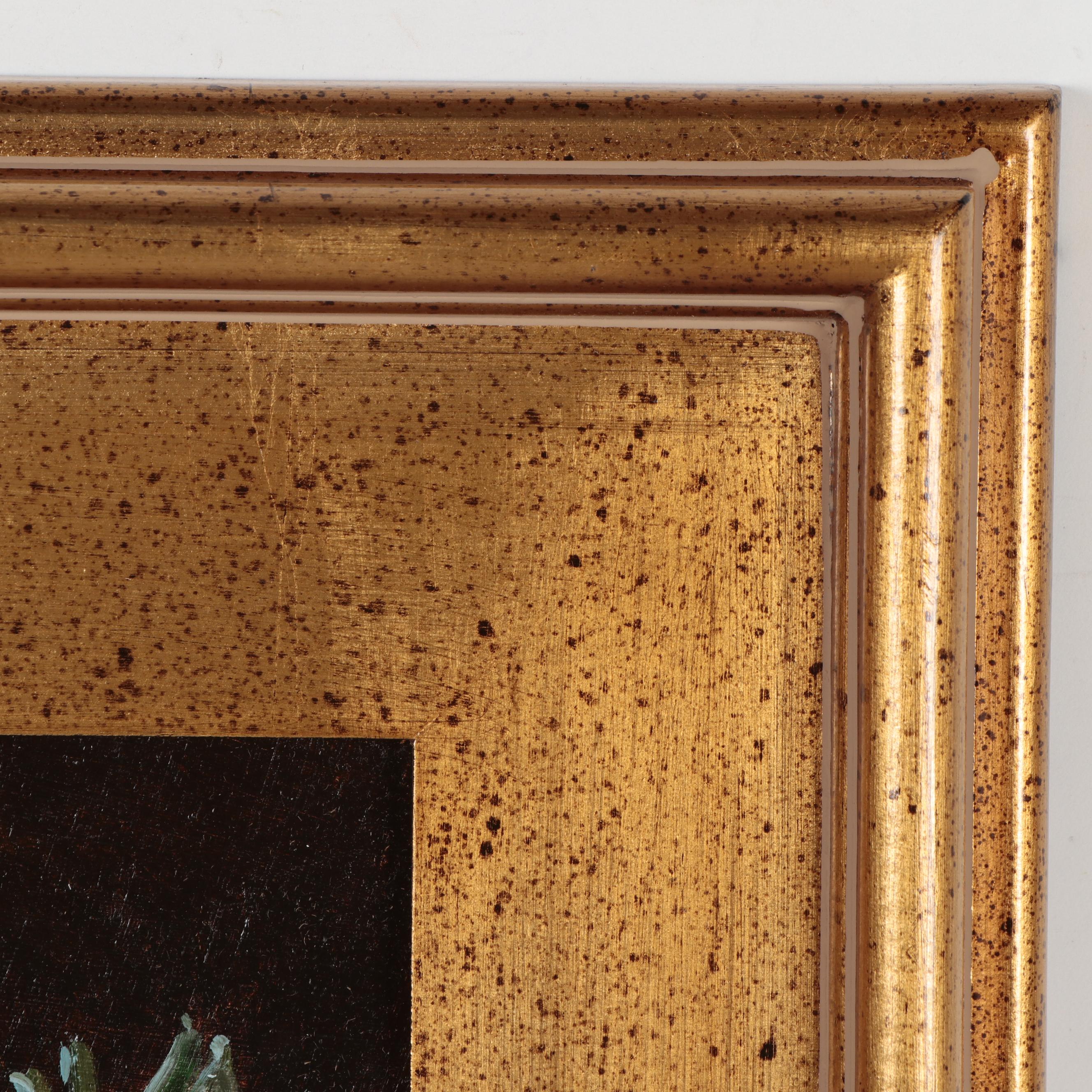 Youqing Wang Still Life Oil Painting of Pineapple and Mango, 2020