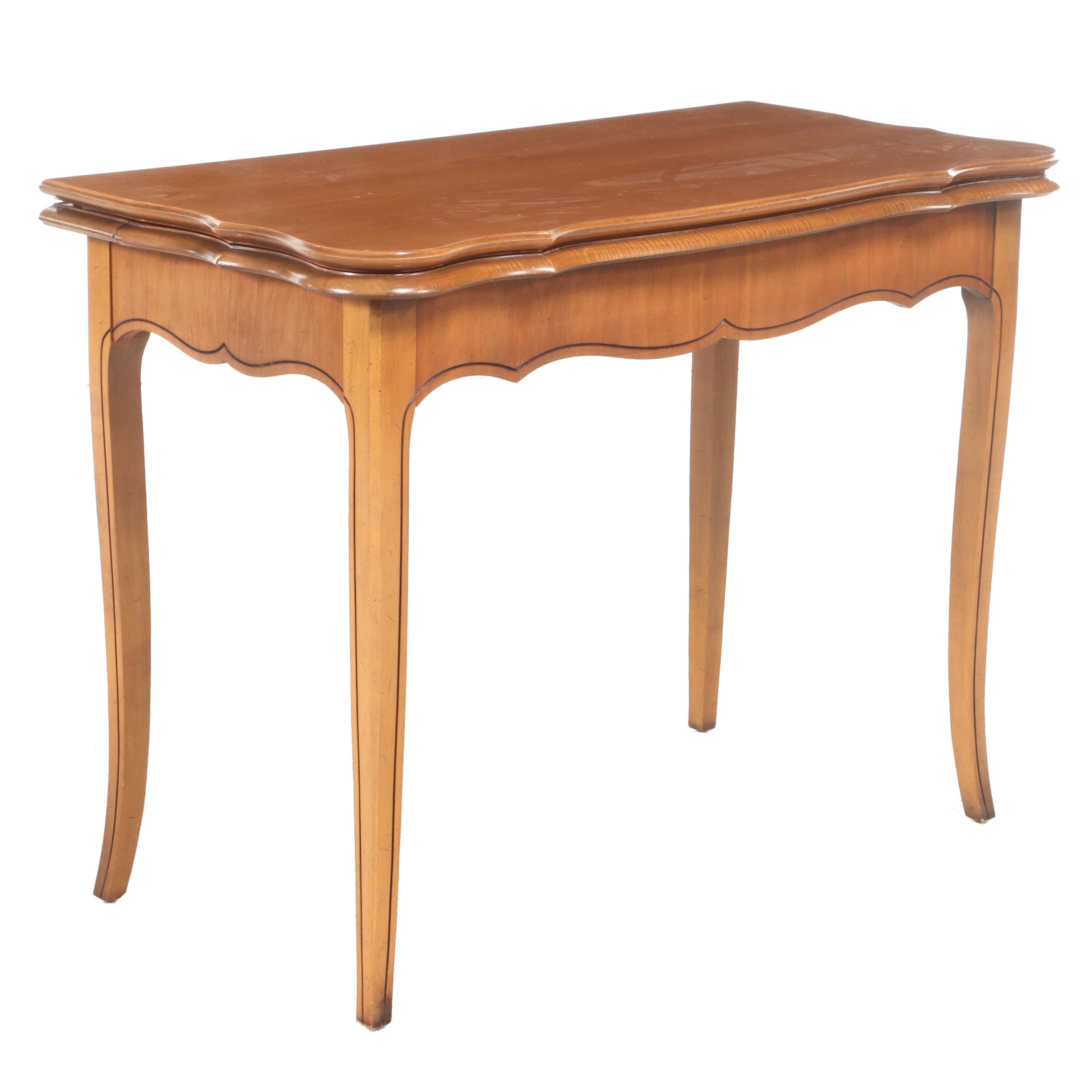 Extensole Corp. French Provincial Style Cherrywood Extending Games/Dining Table