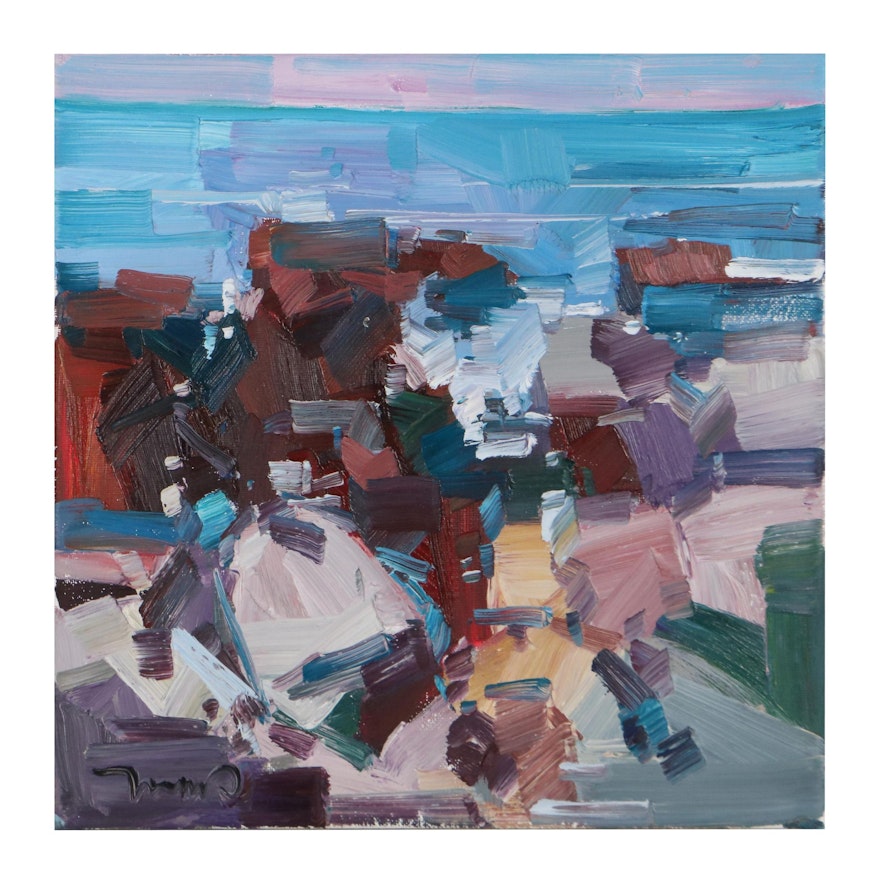 Jose Trujillo Oil Painting "Gentle Tide Pools," 2021