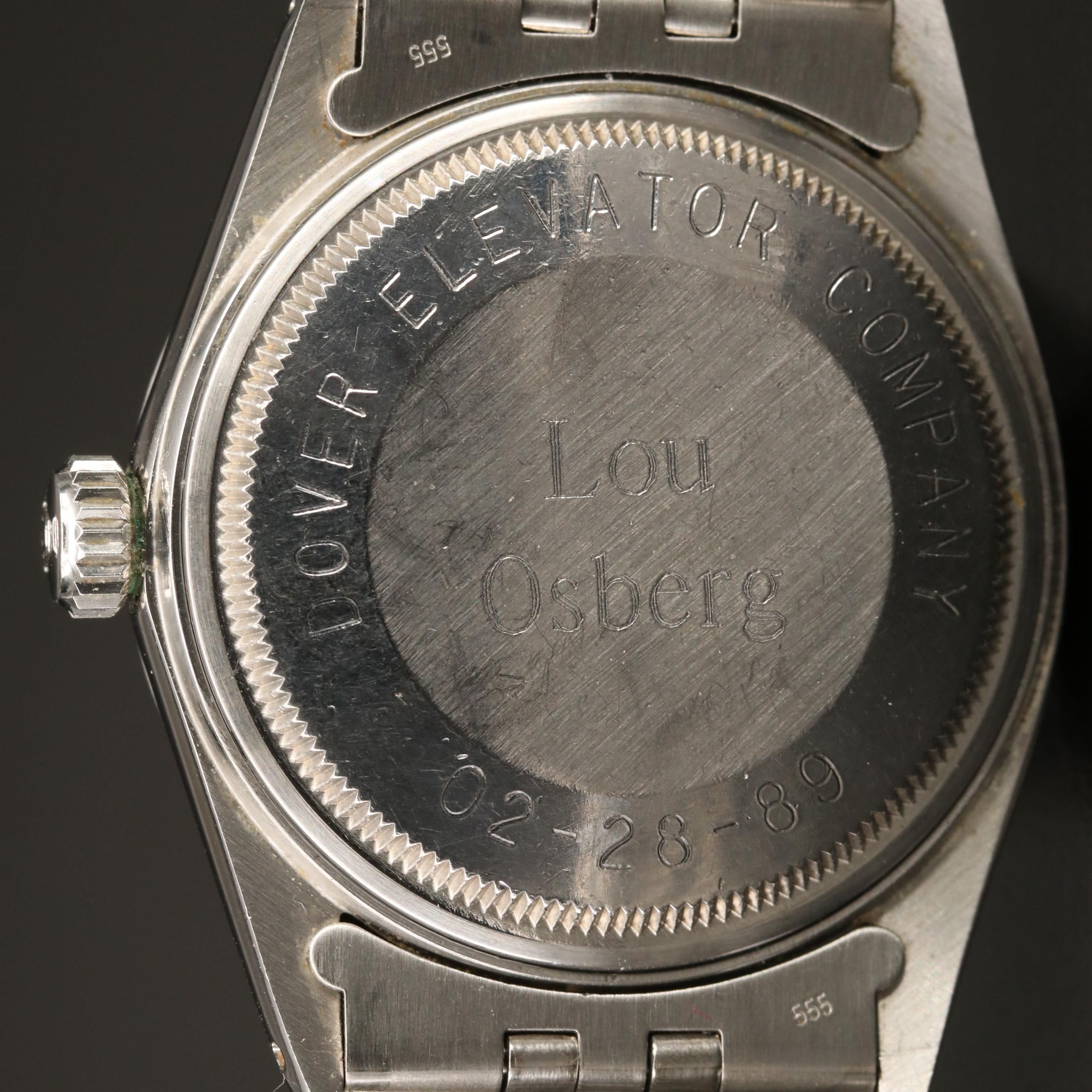 1988 Rolex Datejust Stainless Steel Automatic Watch