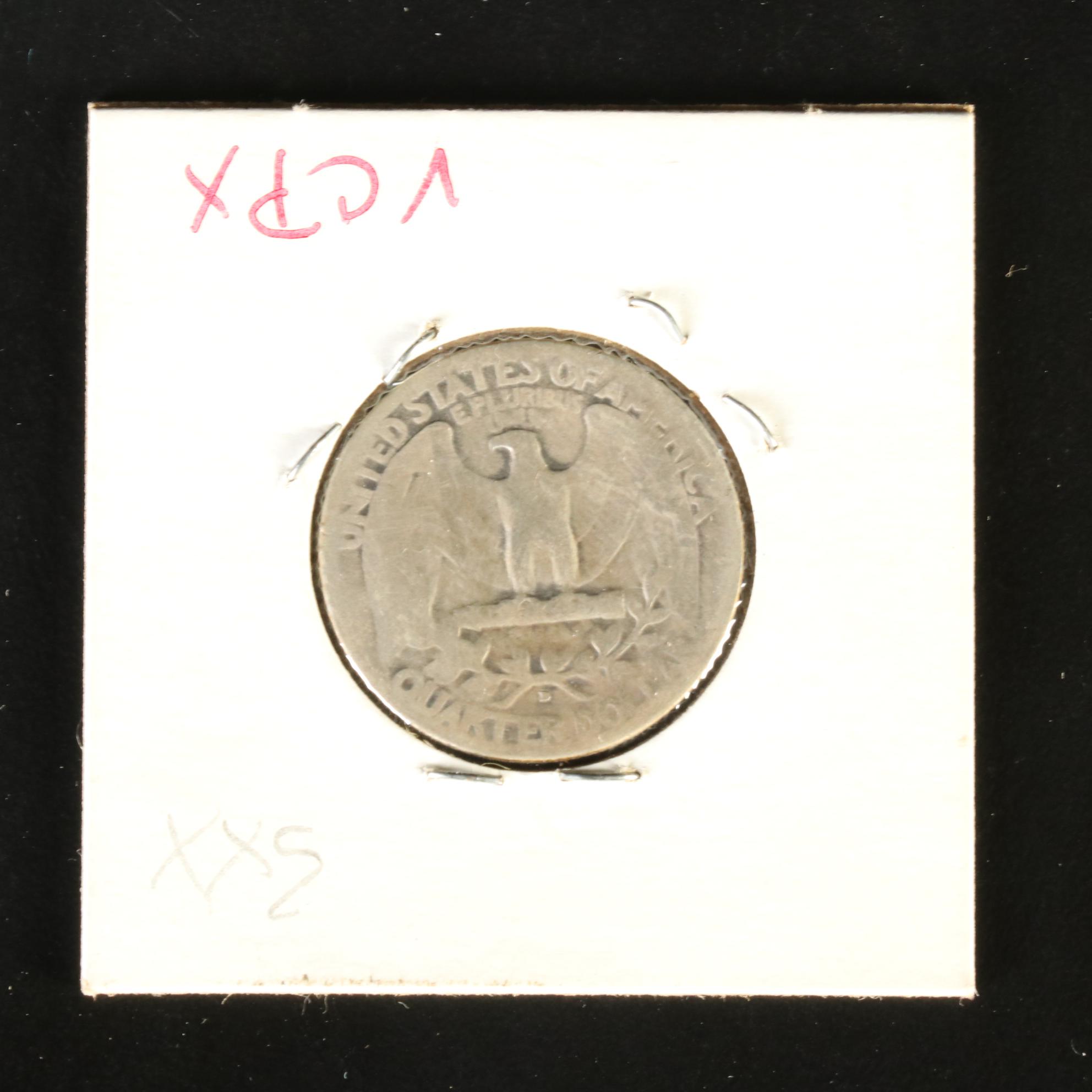 1932-D Washington Silver Quarter Dollar