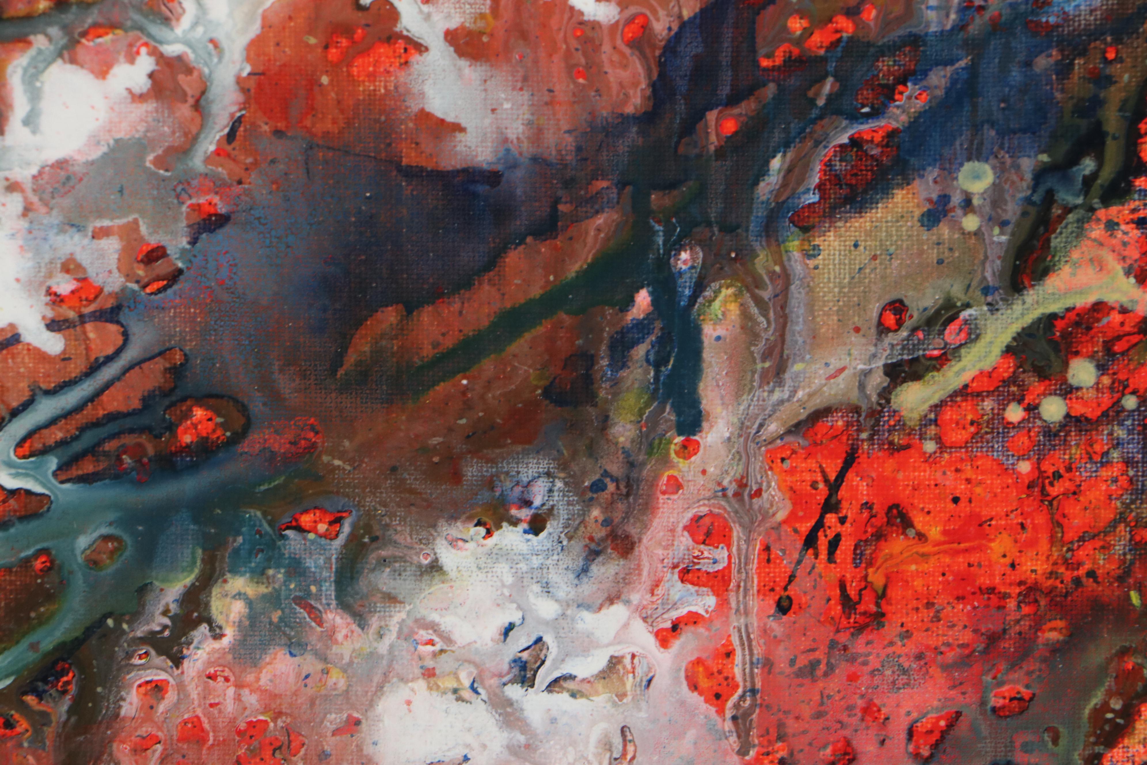 Paul Feight Abstract Acrylic Painting, 2020