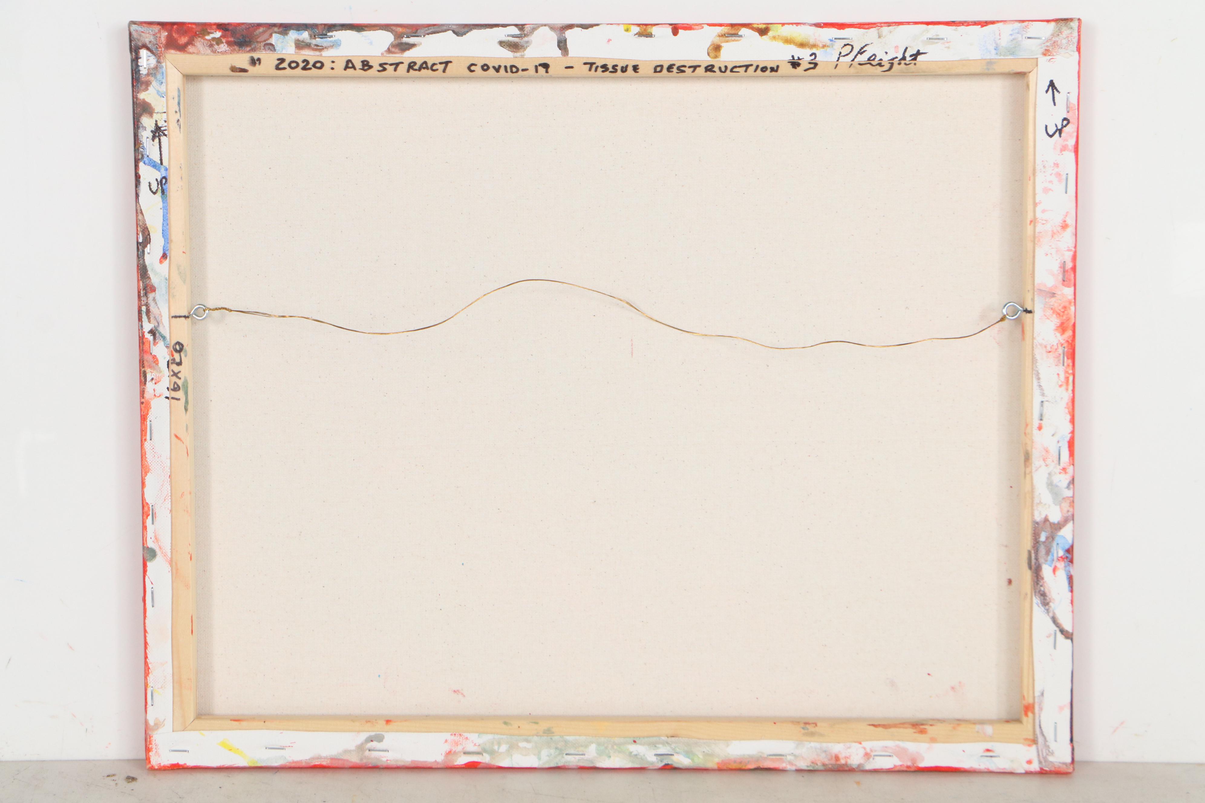 Paul Feight Abstract Acrylic Painting, 2020