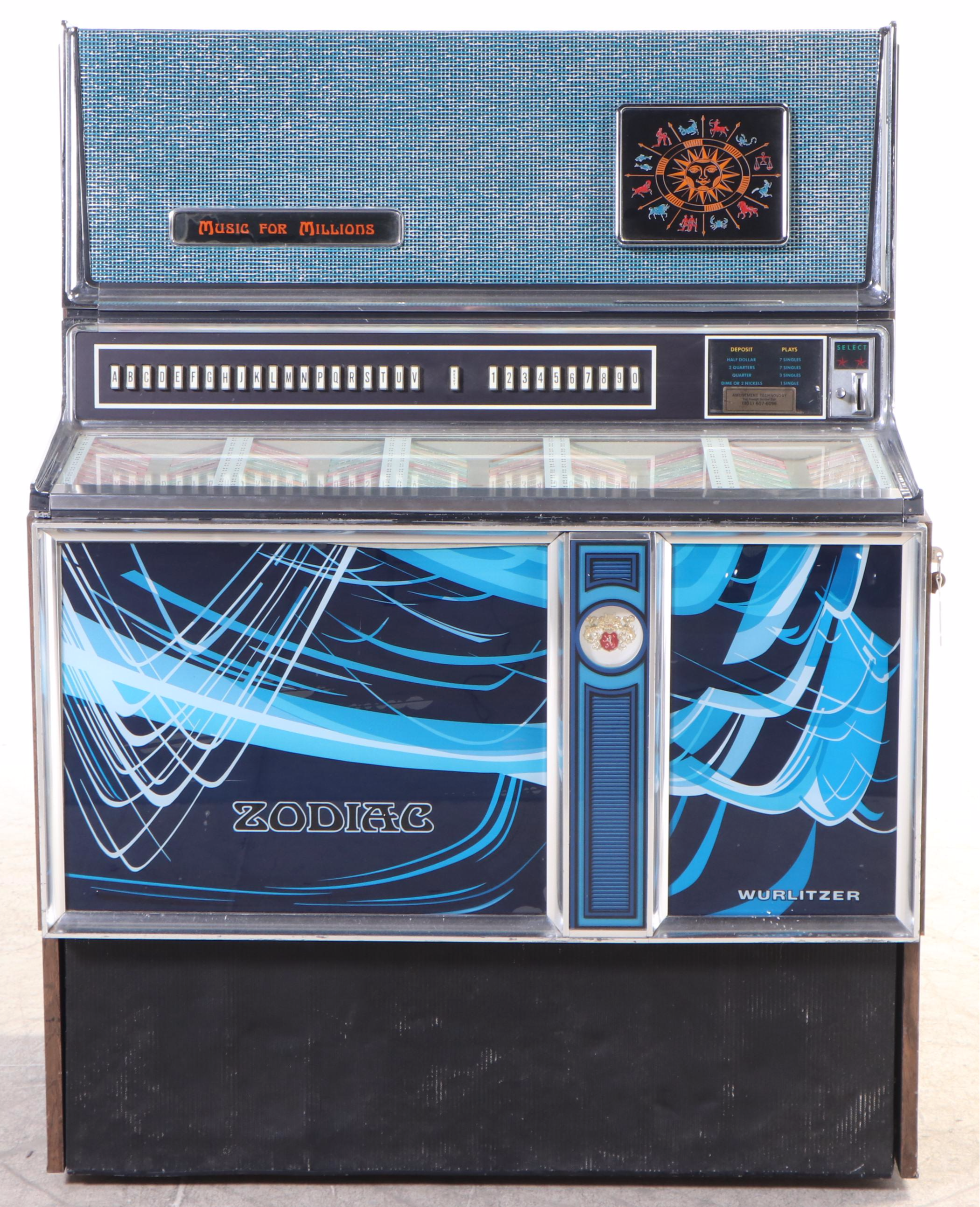 The Wurlitzer Company "Zodiac Model 3500" Upright Jukebox, 1971