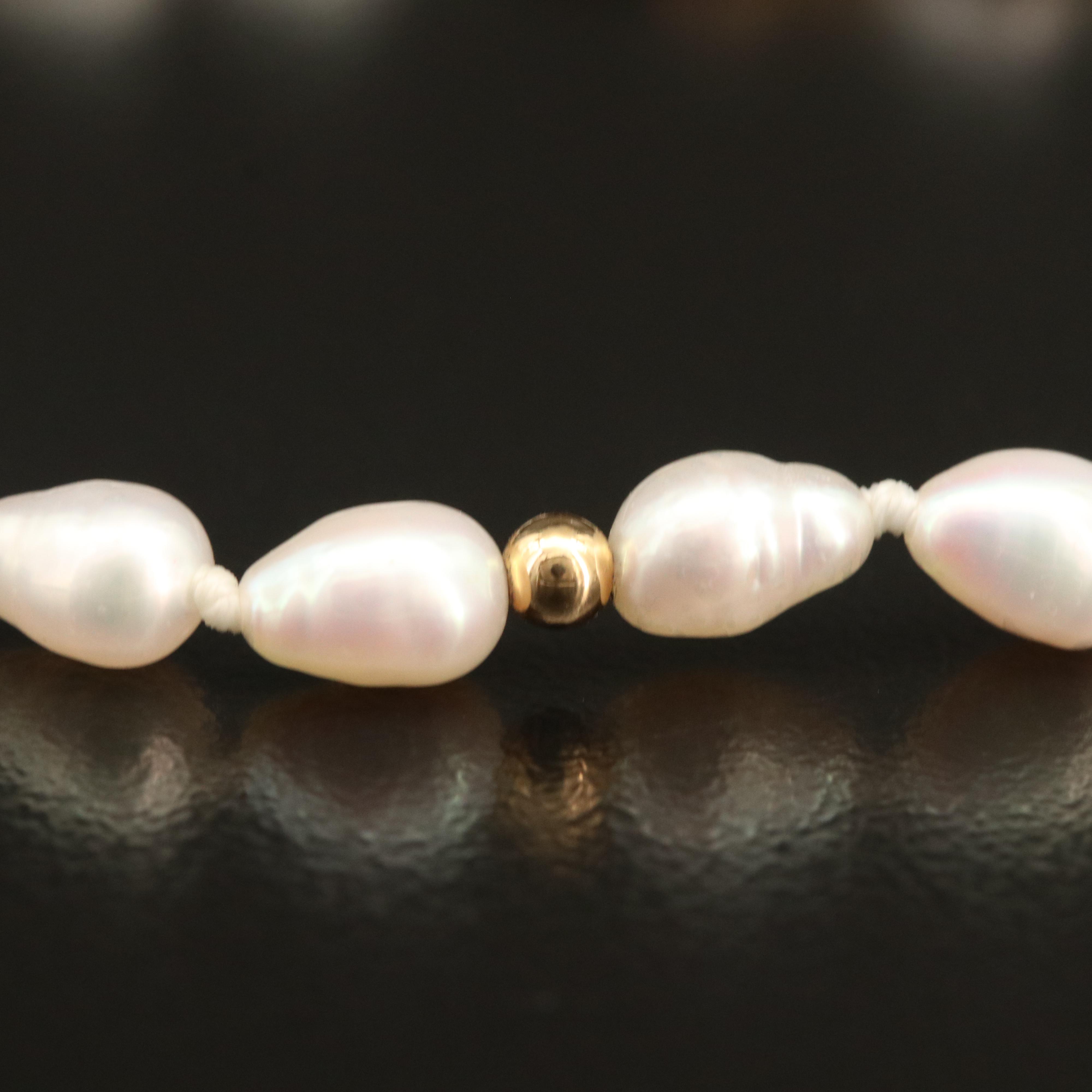 14K Pearl Bracelet
