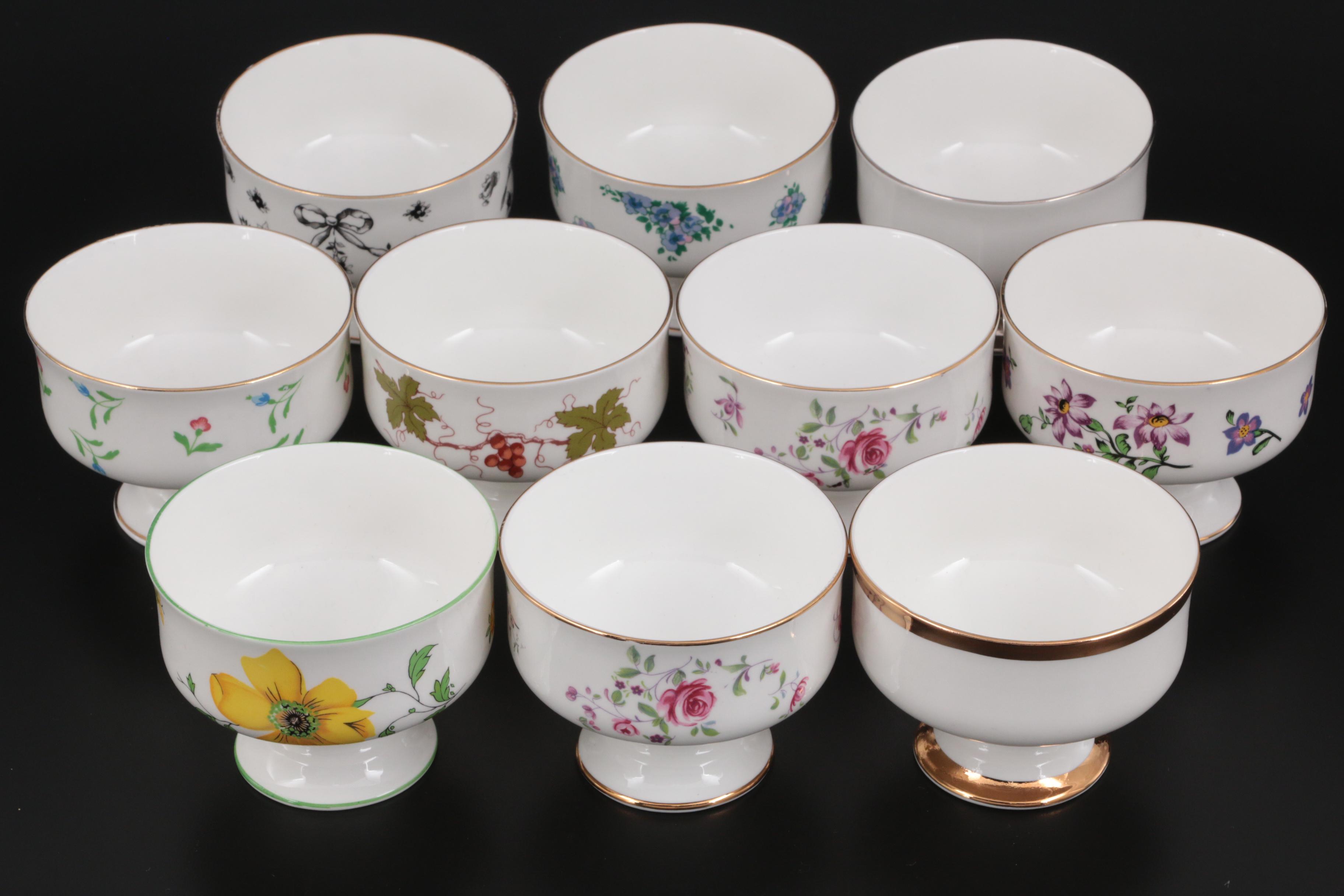 Royal Victoria Floral and Gilt Decorated Bone China Dinnerware
