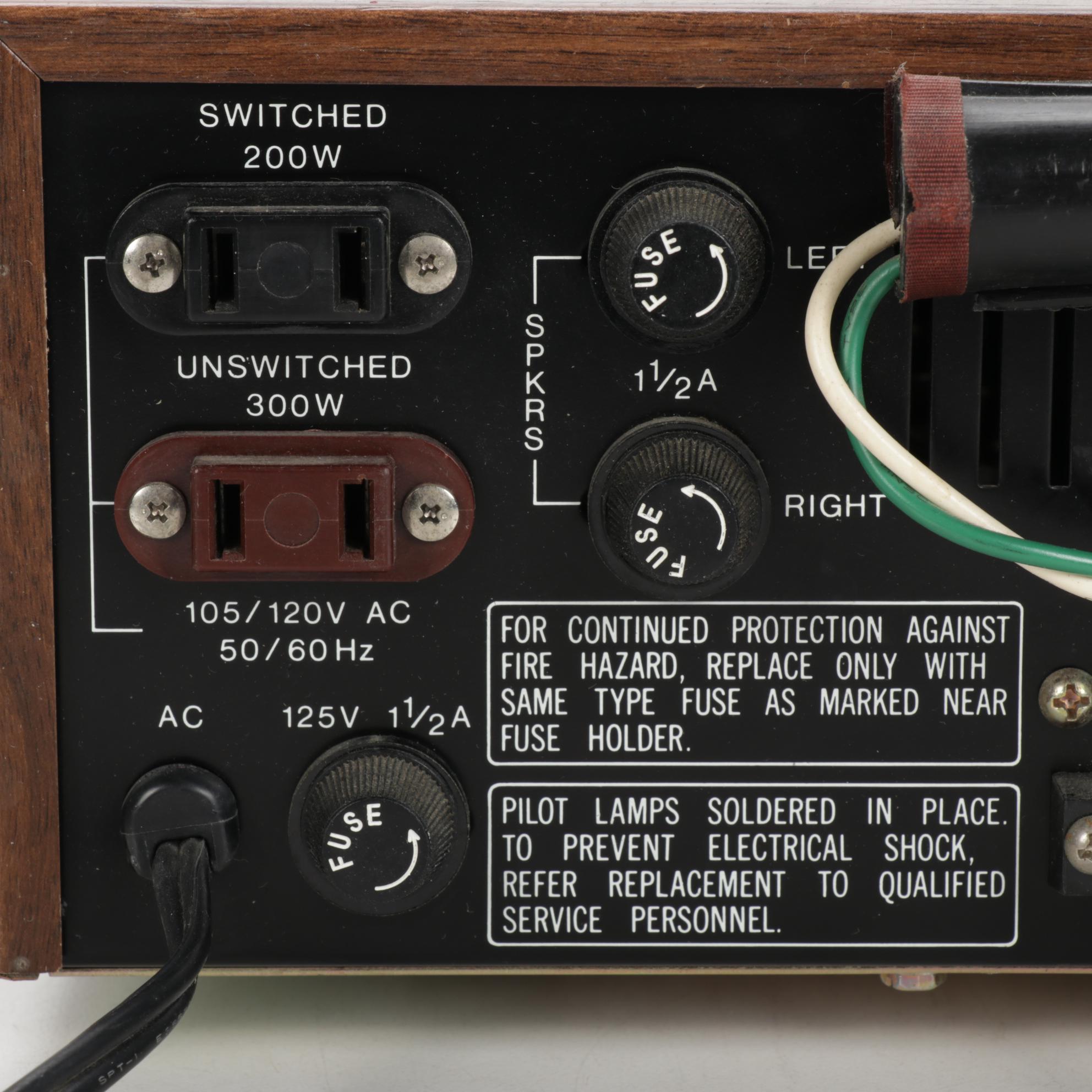 Lafayette LR-310 AM/FM Receiver and Pioneer Equalizer
