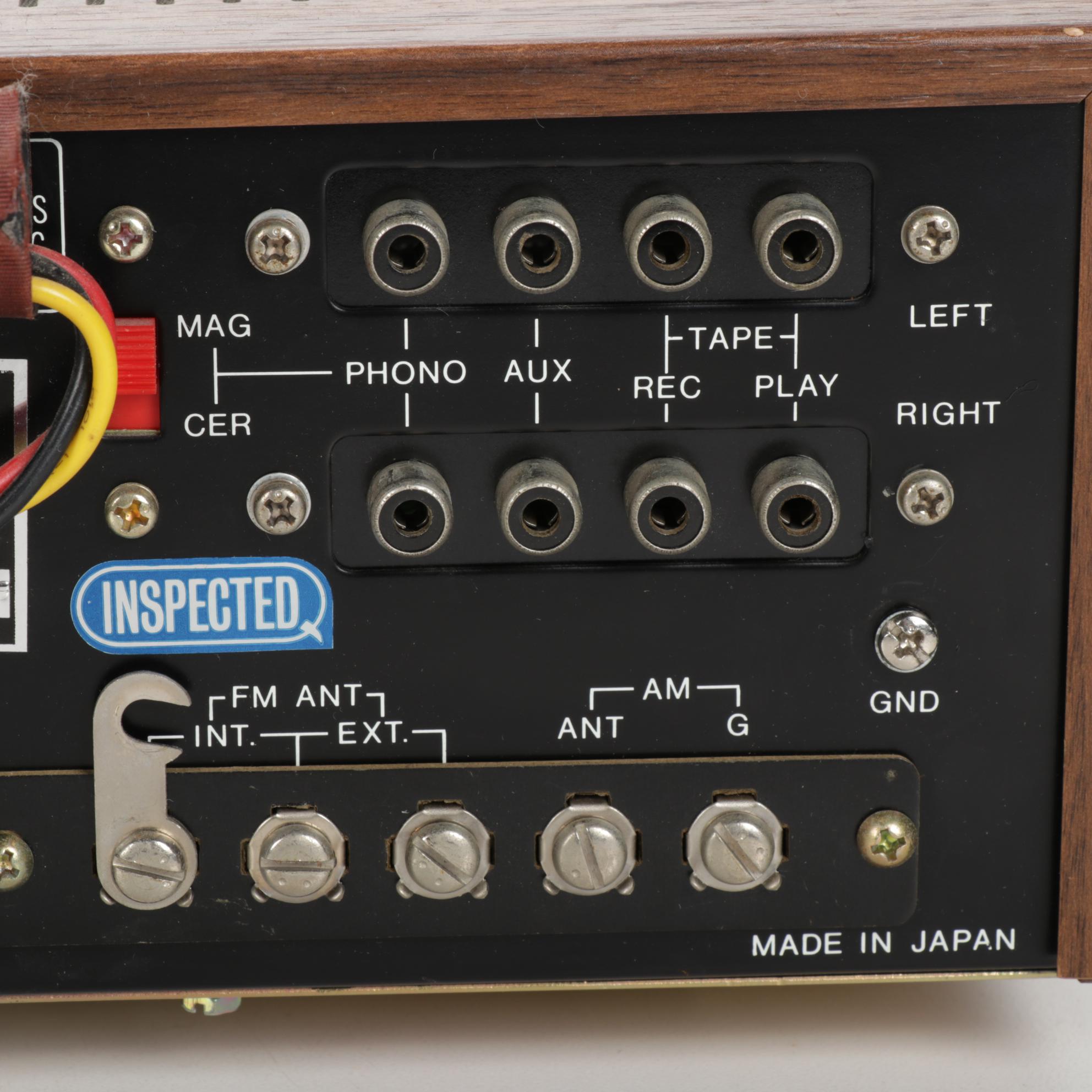 Lafayette LR-310 AM/FM Receiver and Pioneer Equalizer