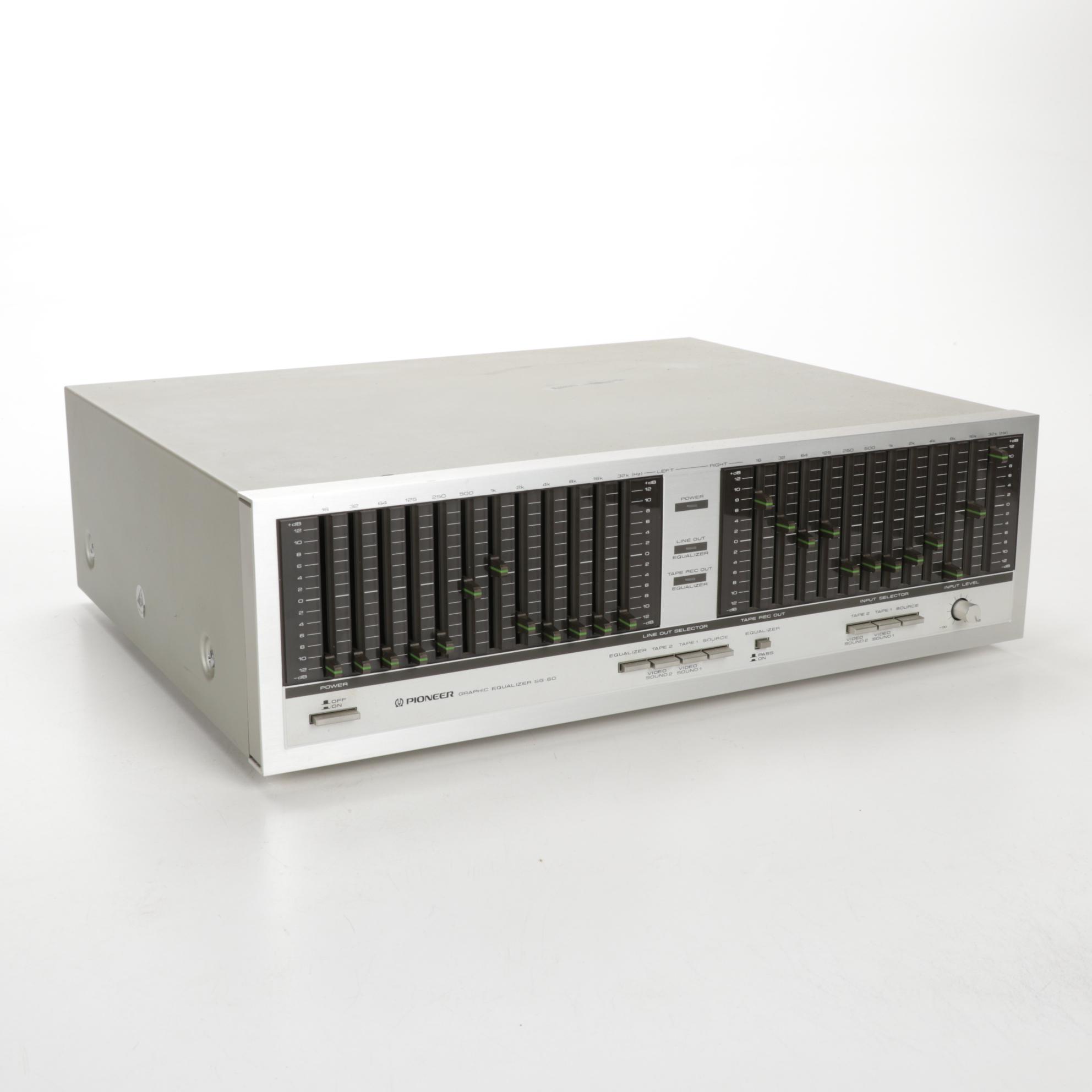 Lafayette LR-310 AM/FM Receiver and Pioneer Equalizer