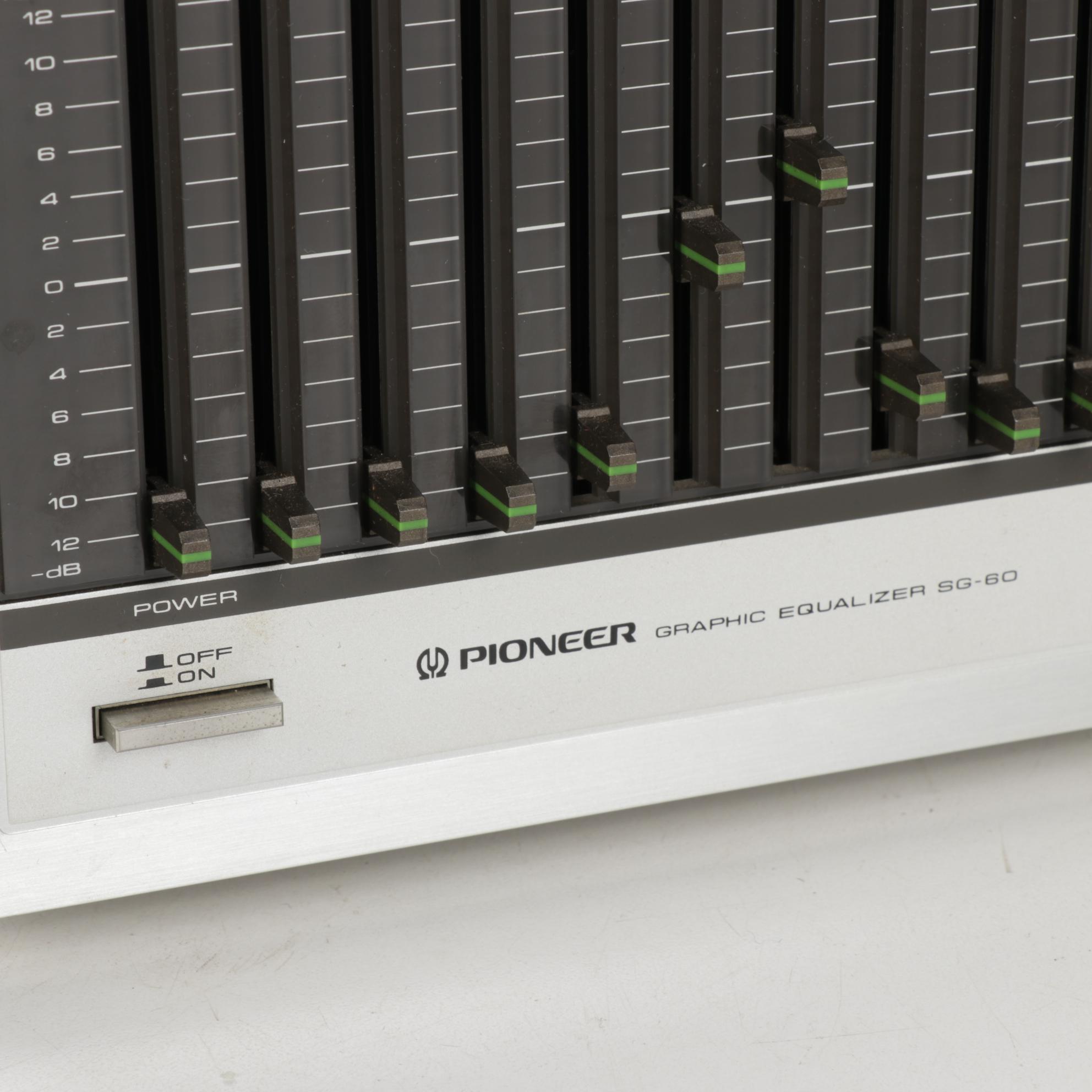 Lafayette LR-310 AM/FM Receiver and Pioneer Equalizer