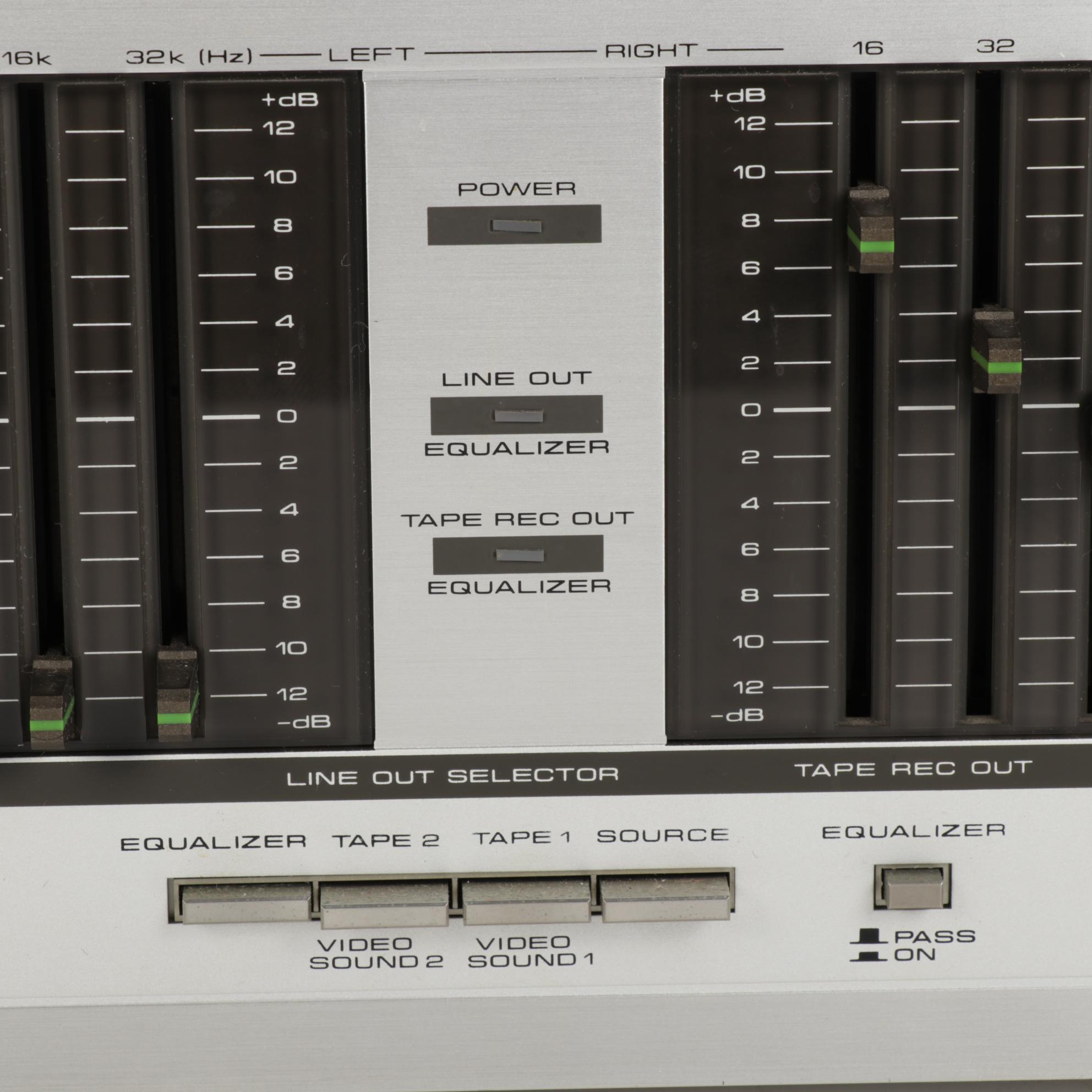 Lafayette LR-310 AM/FM Receiver and Pioneer Equalizer