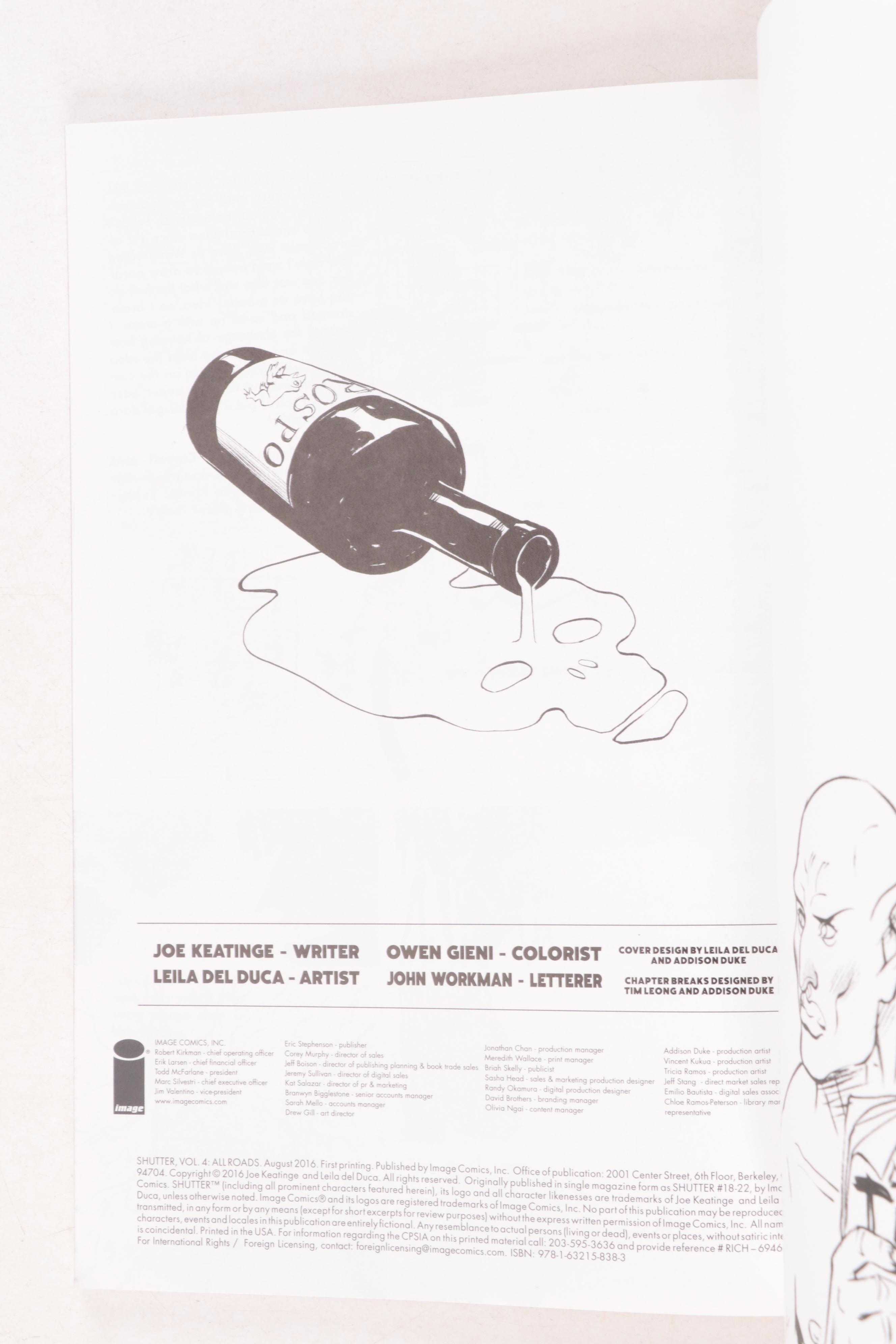 Modern Age "Shutter" and "Deadly Class" Graphic Novels, 2015–2017