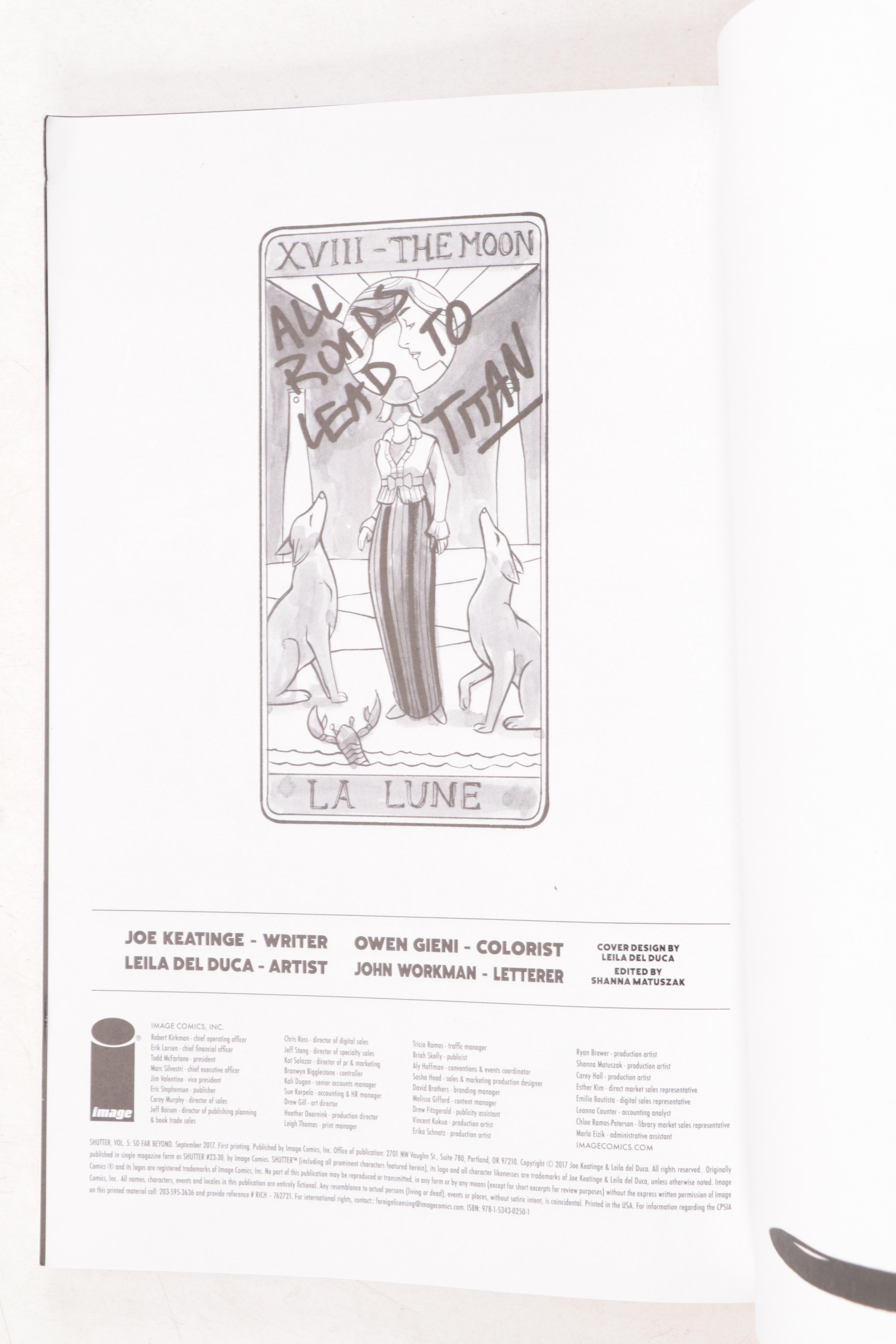 Modern Age "Shutter" and "Deadly Class" Graphic Novels, 2015–2017