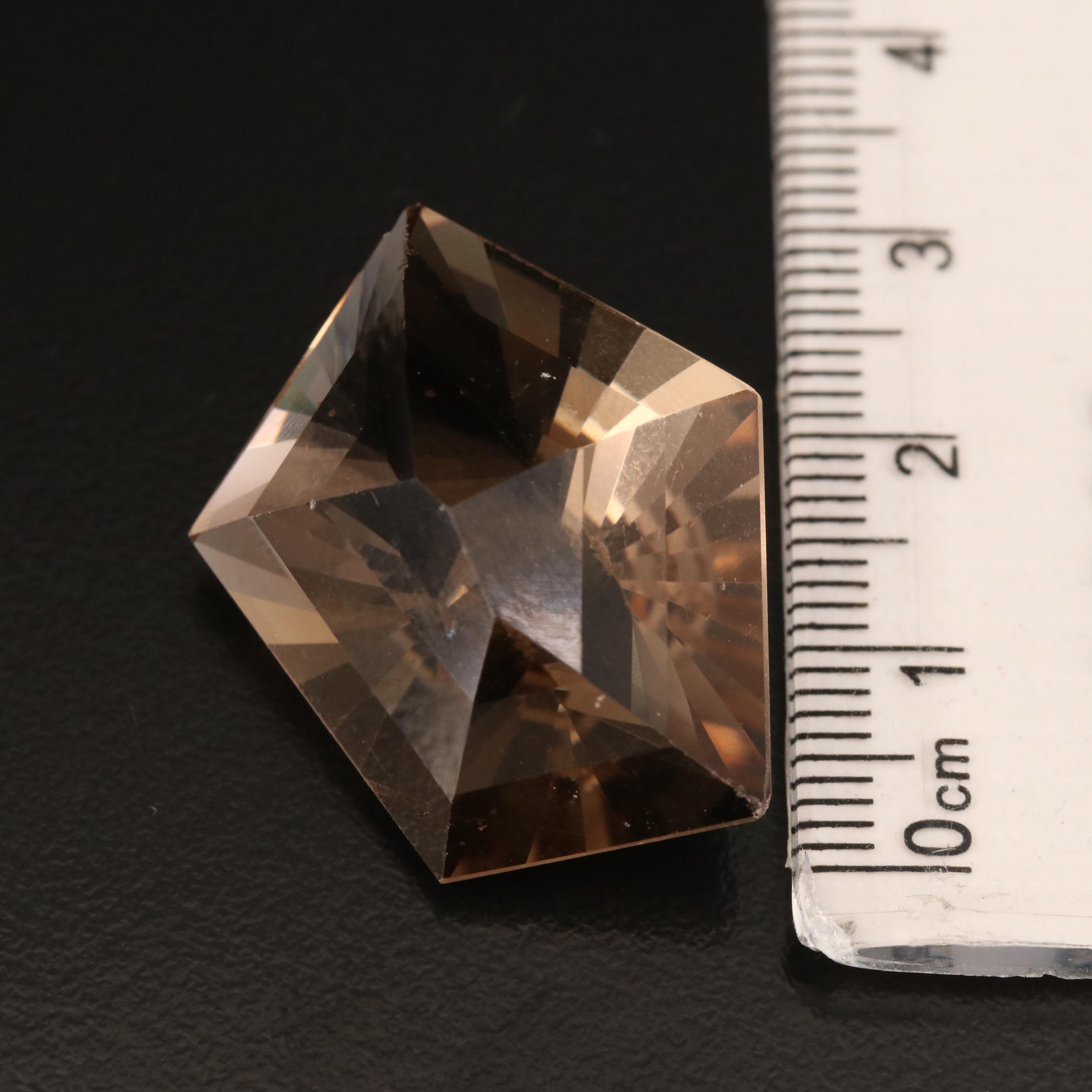 Loose 420.68 CTW Mixed Faceted Smoky Quartz