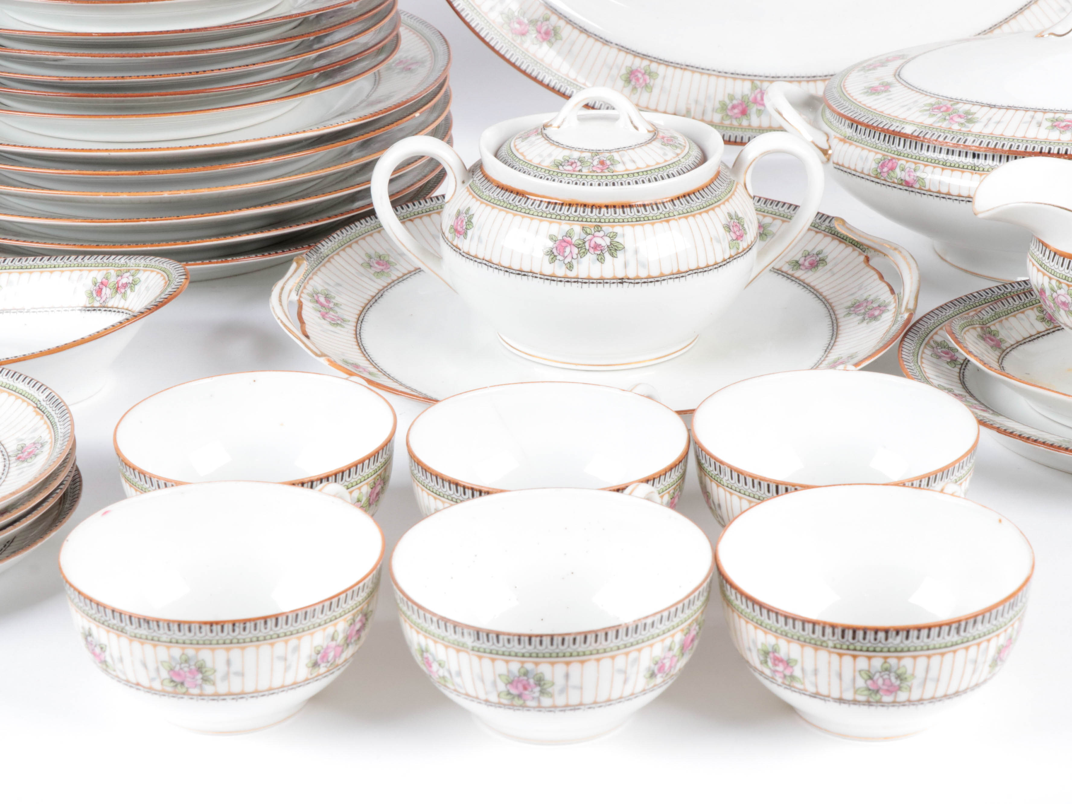 Morimura Brothers Noritake "Ormonde Bassett" Dinnerware