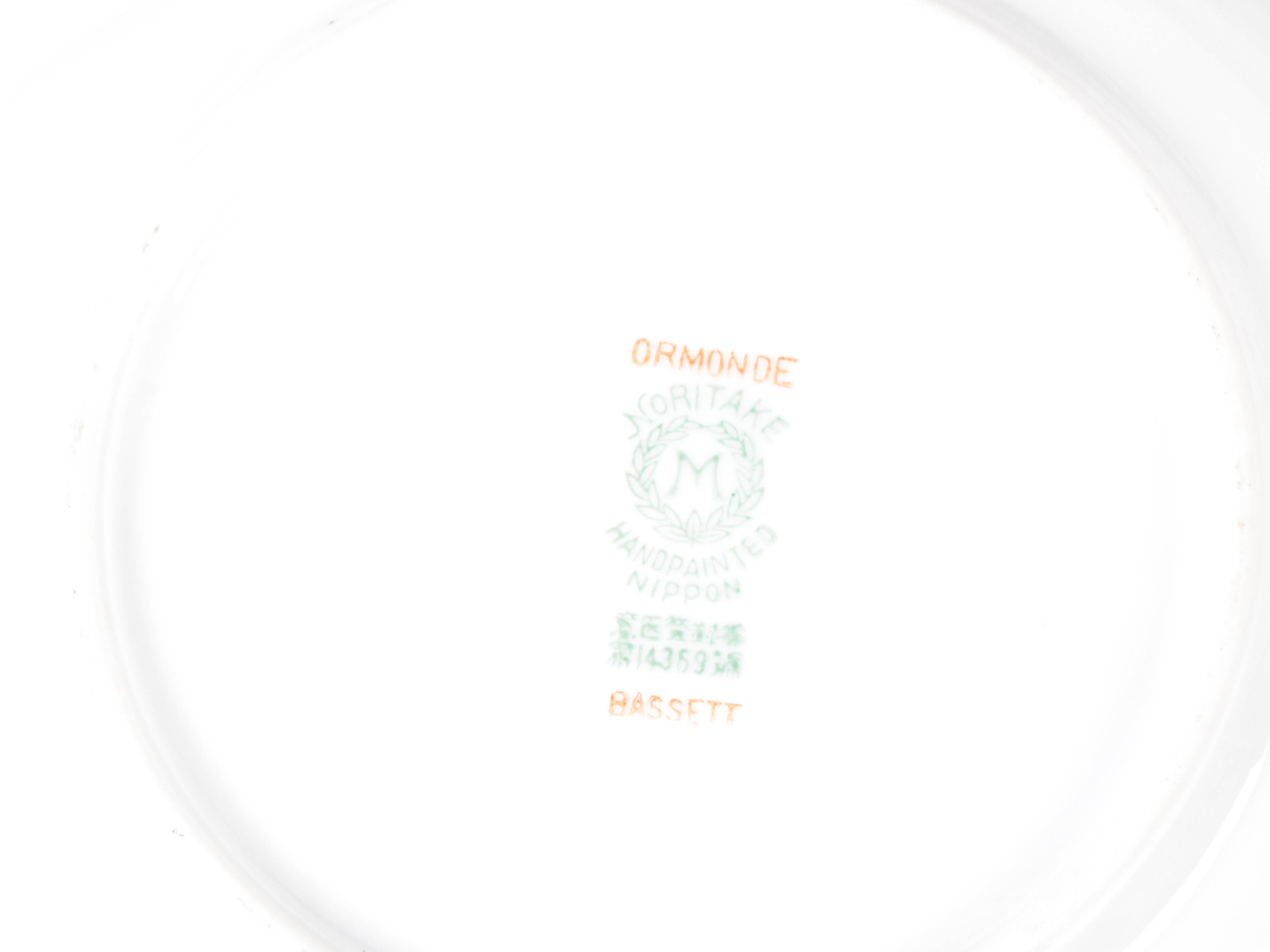 Morimura Brothers Noritake "Ormonde Bassett" Dinnerware