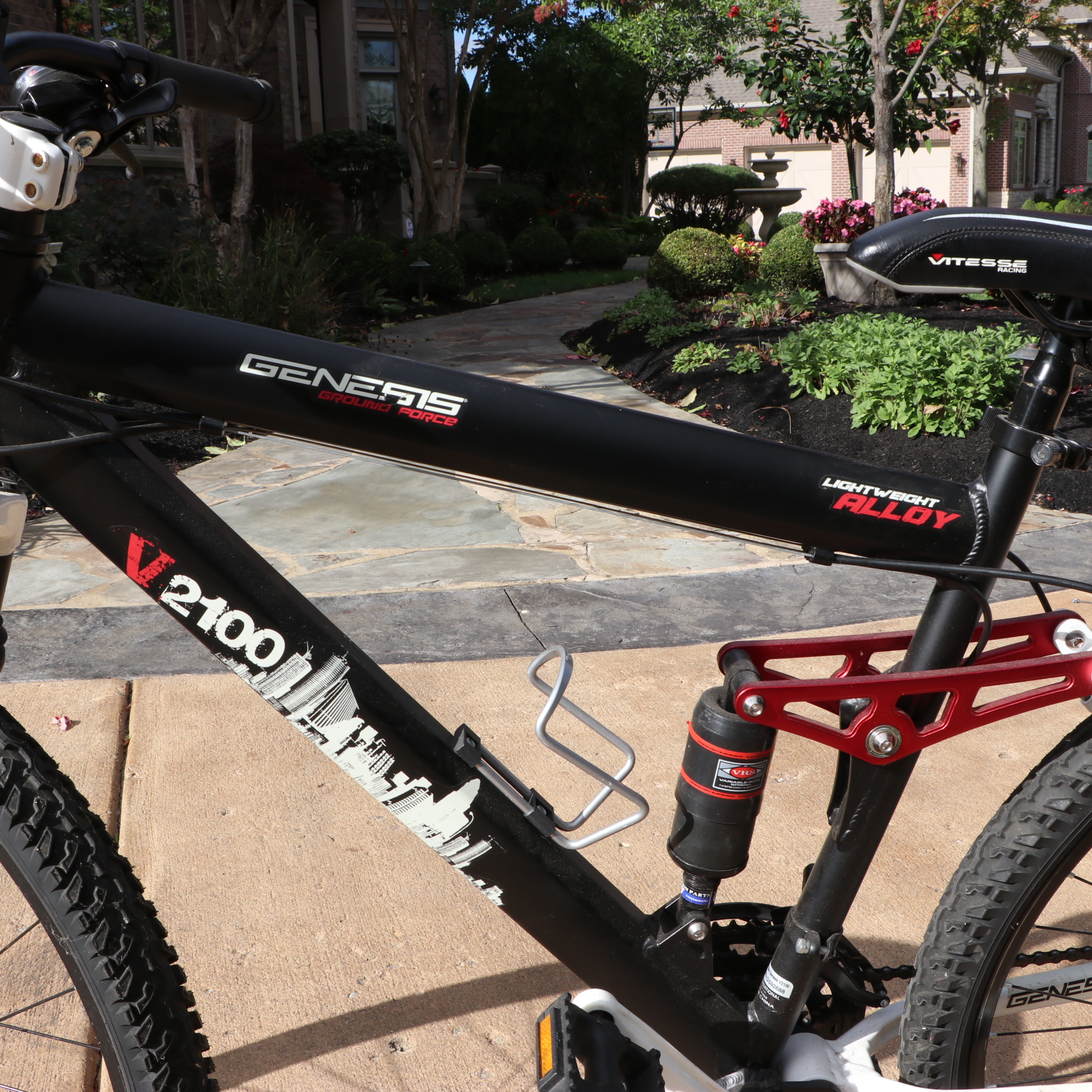 Genesis V2100 Men's Black Dual Suspension Mountain Bike