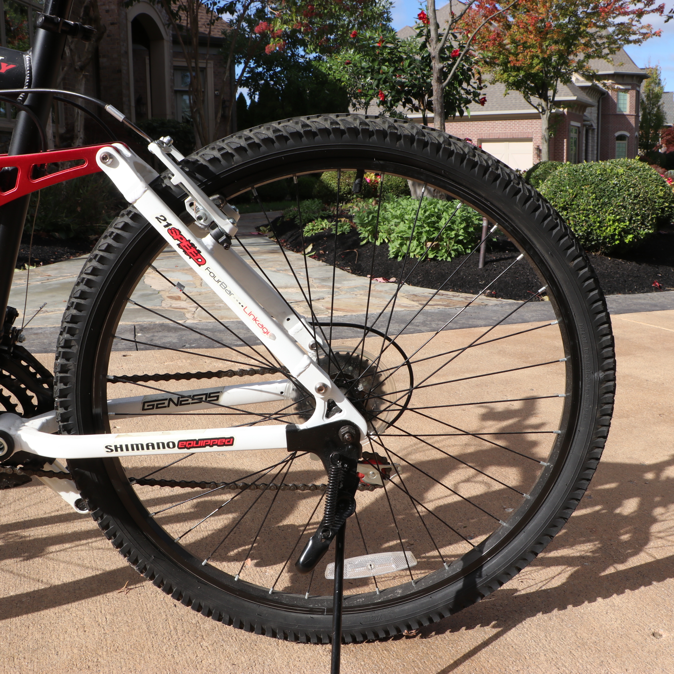 Genesis V2100 Men's Black Dual Suspension Mountain Bike