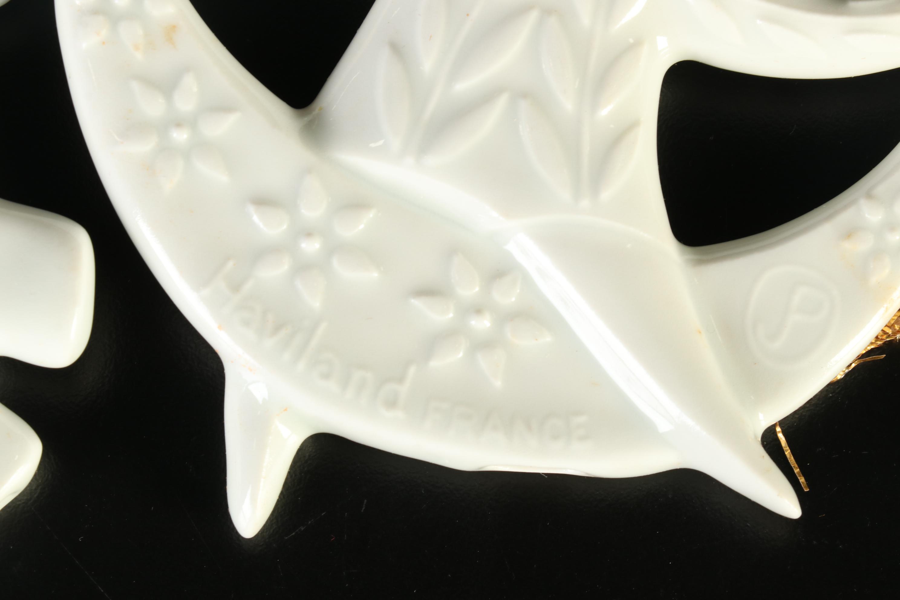 "Jean-Jacques Prolongeau" Haviland Ornaments