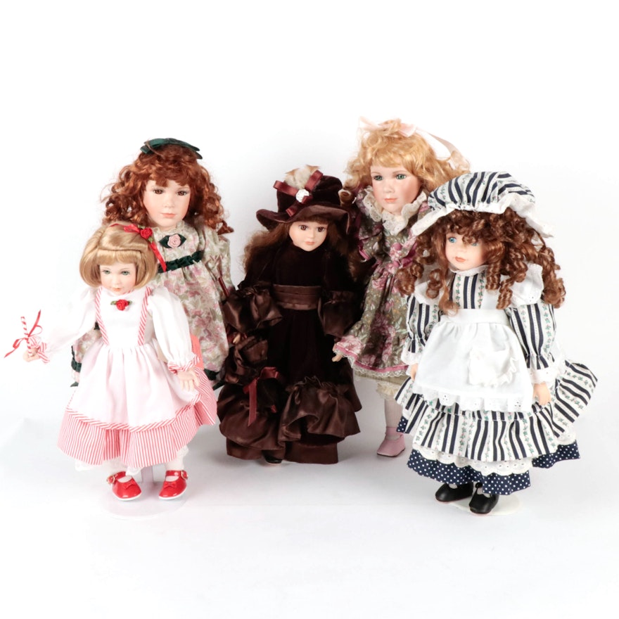 Phyllis Wright and Other Porcelain Doll Collection