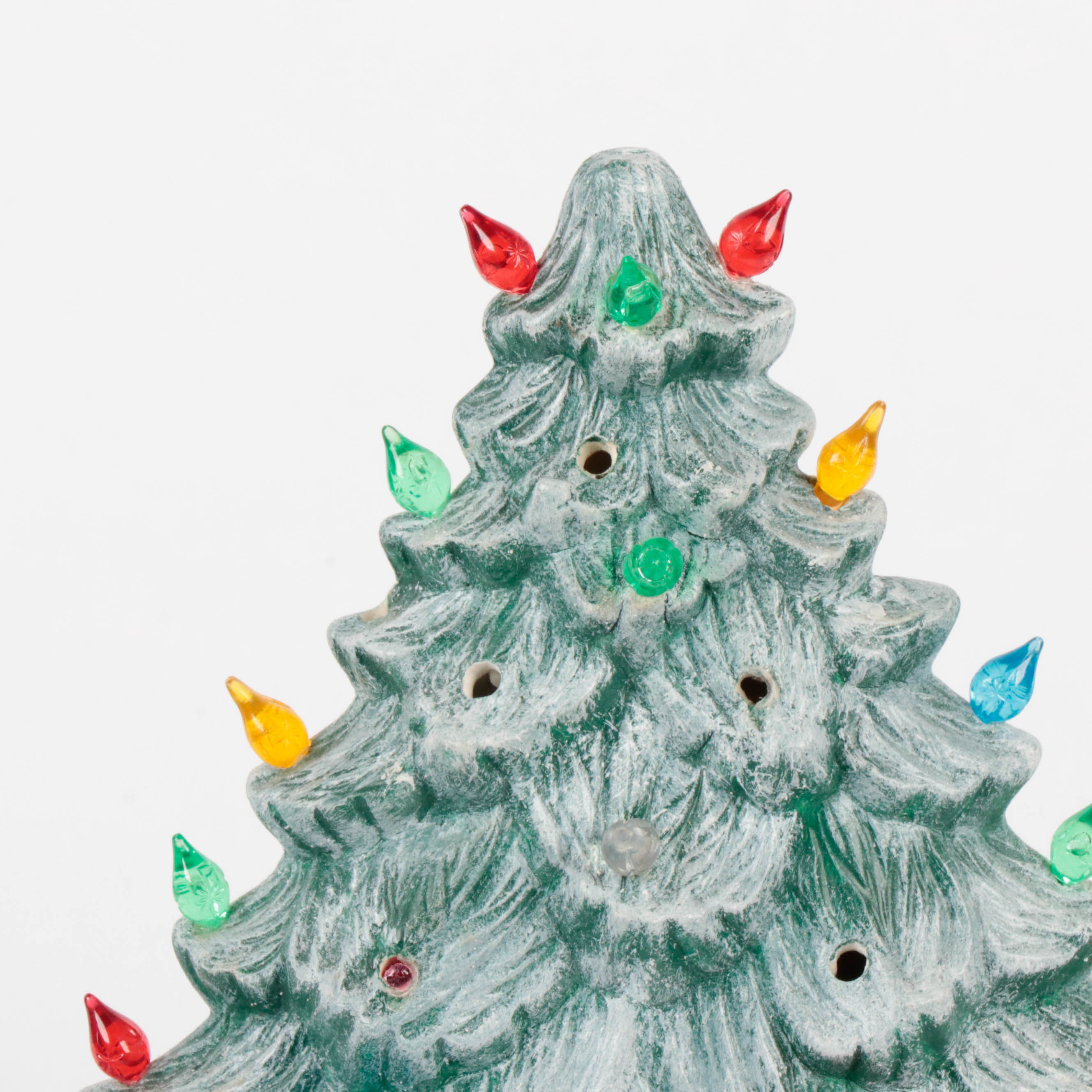 Ceramic Christmas Tree Light, Mid to Late 20th Century