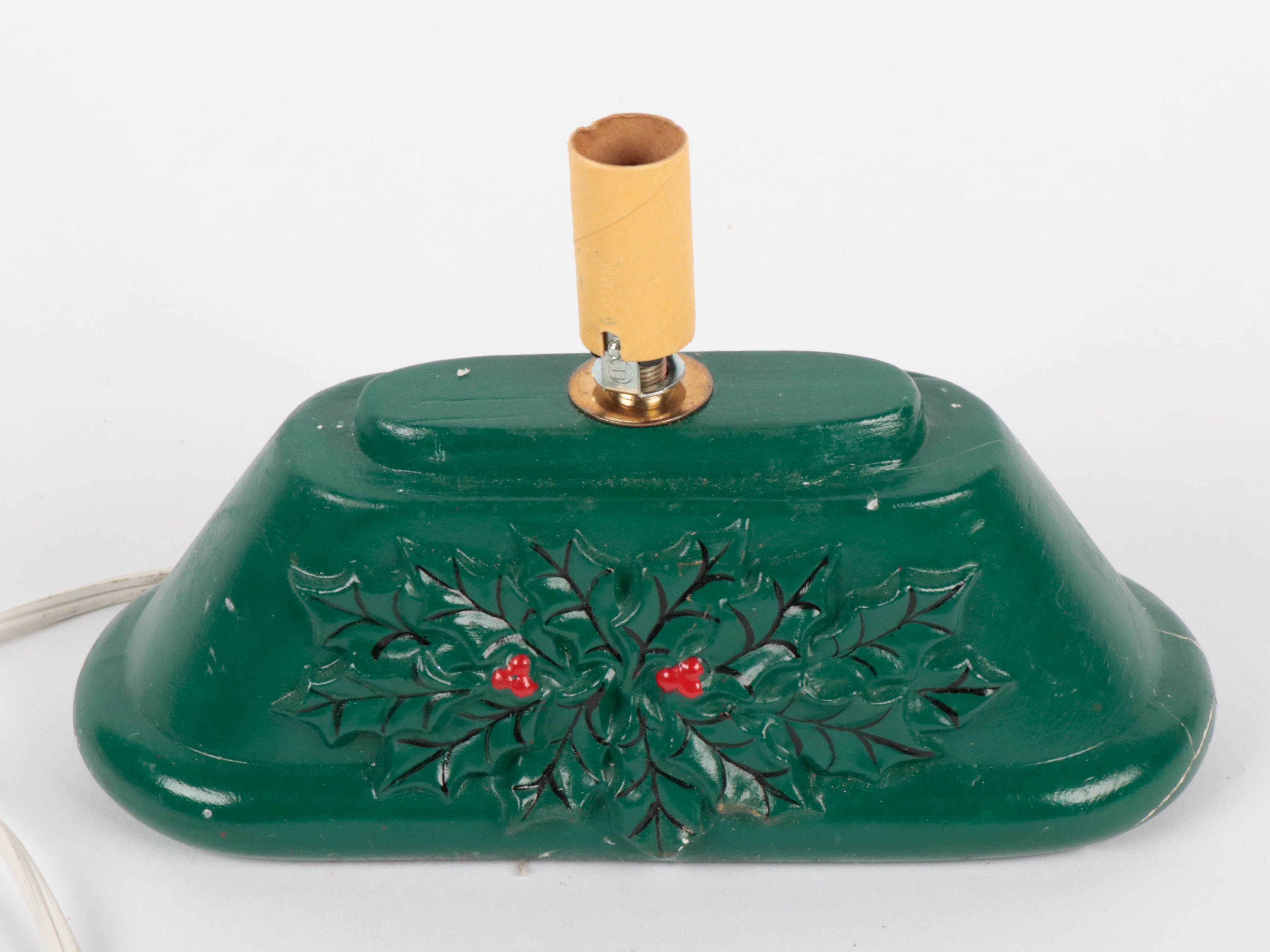 Ceramic Christmas Tree Light, Mid to Late 20th Century