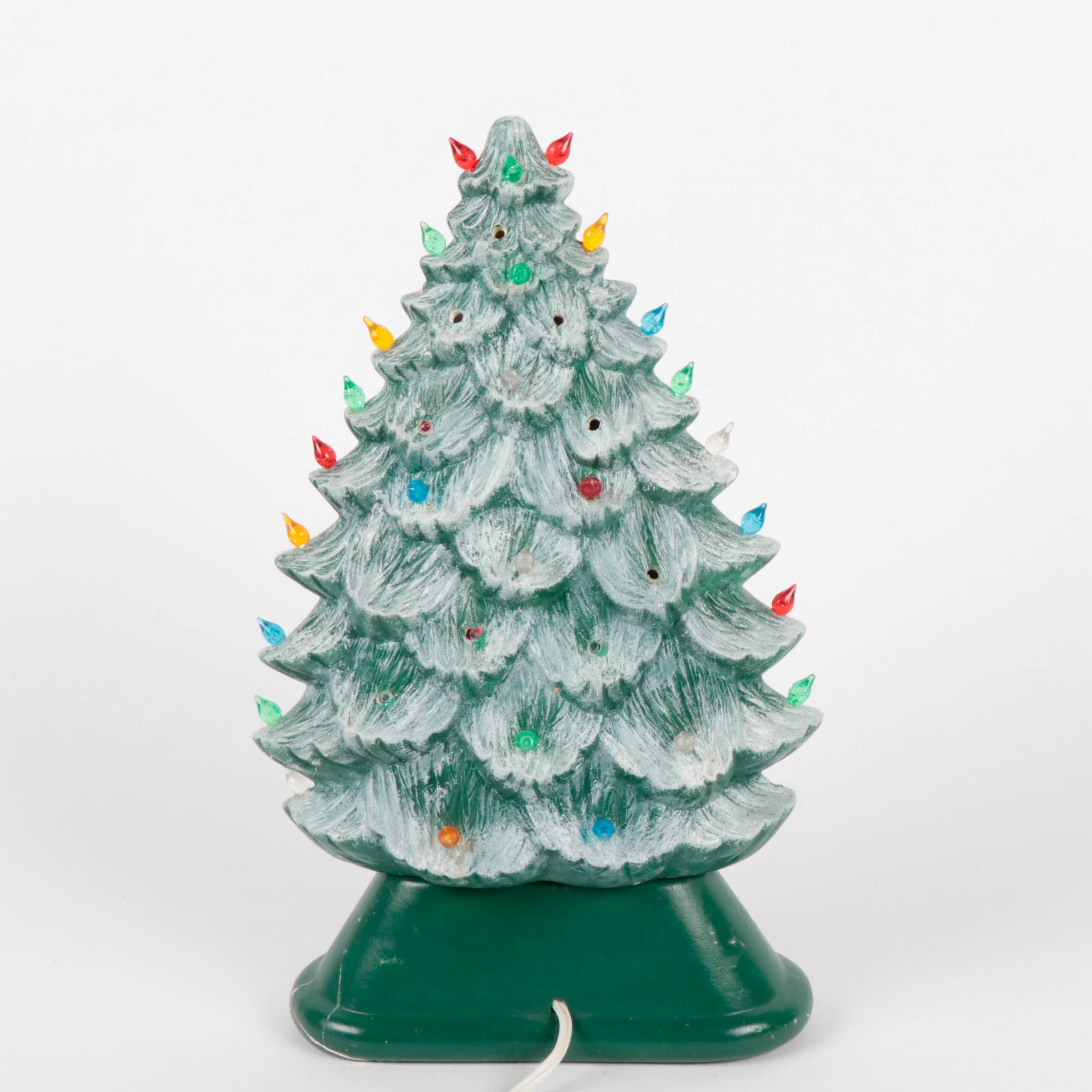 Ceramic Christmas Tree Light, Mid to Late 20th Century