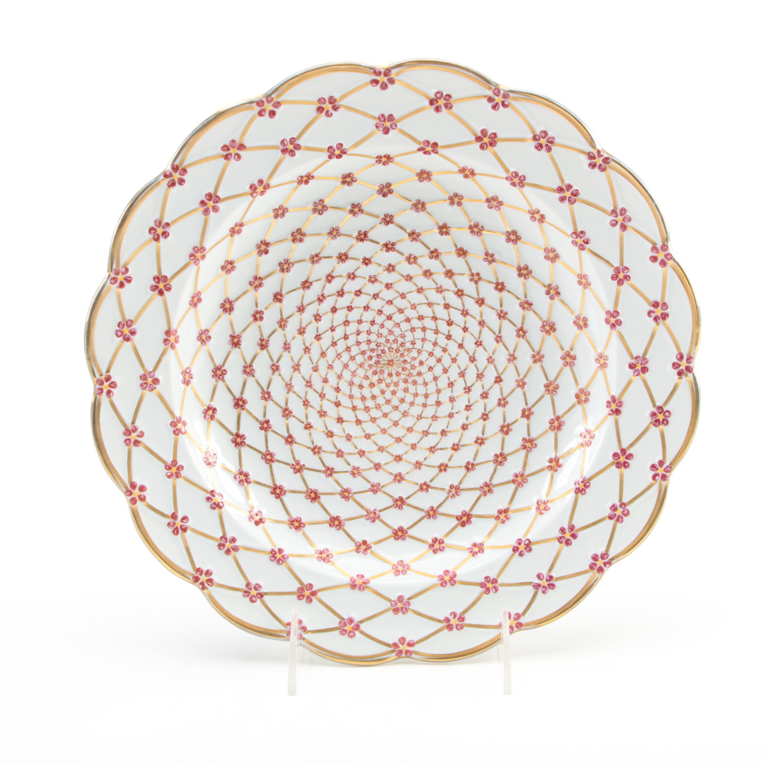 Haviland Limoges for MMA Reproduction Russian Empress Porcelain Plates