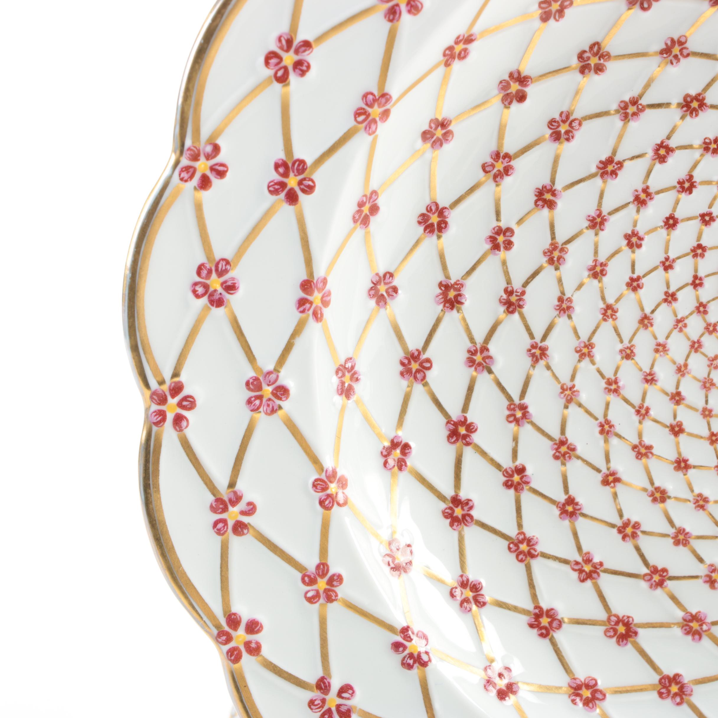 Haviland Limoges for MMA Reproduction Russian Empress Porcelain Plates