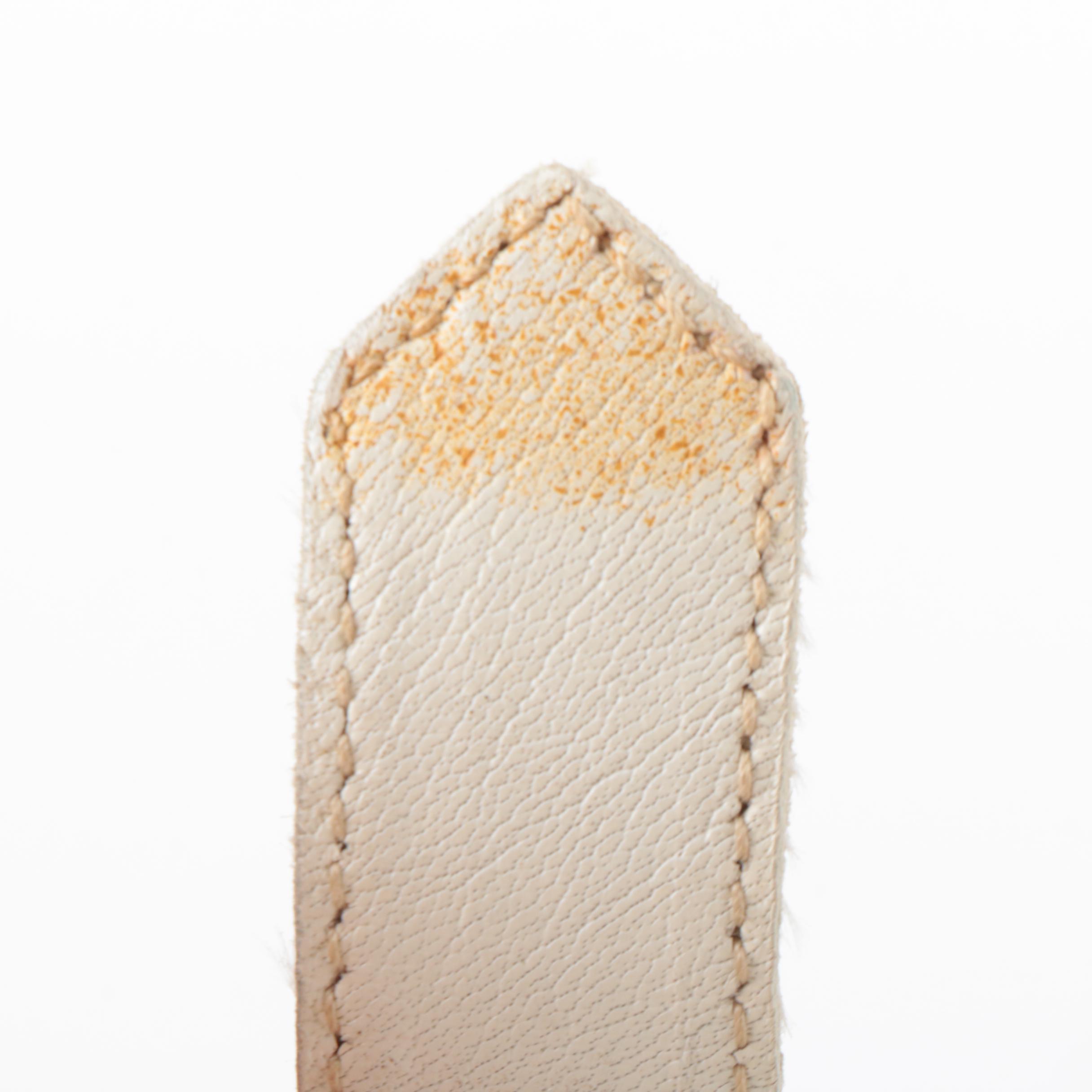 Prada Shoulder Satchel in White Vitello Daino Leather