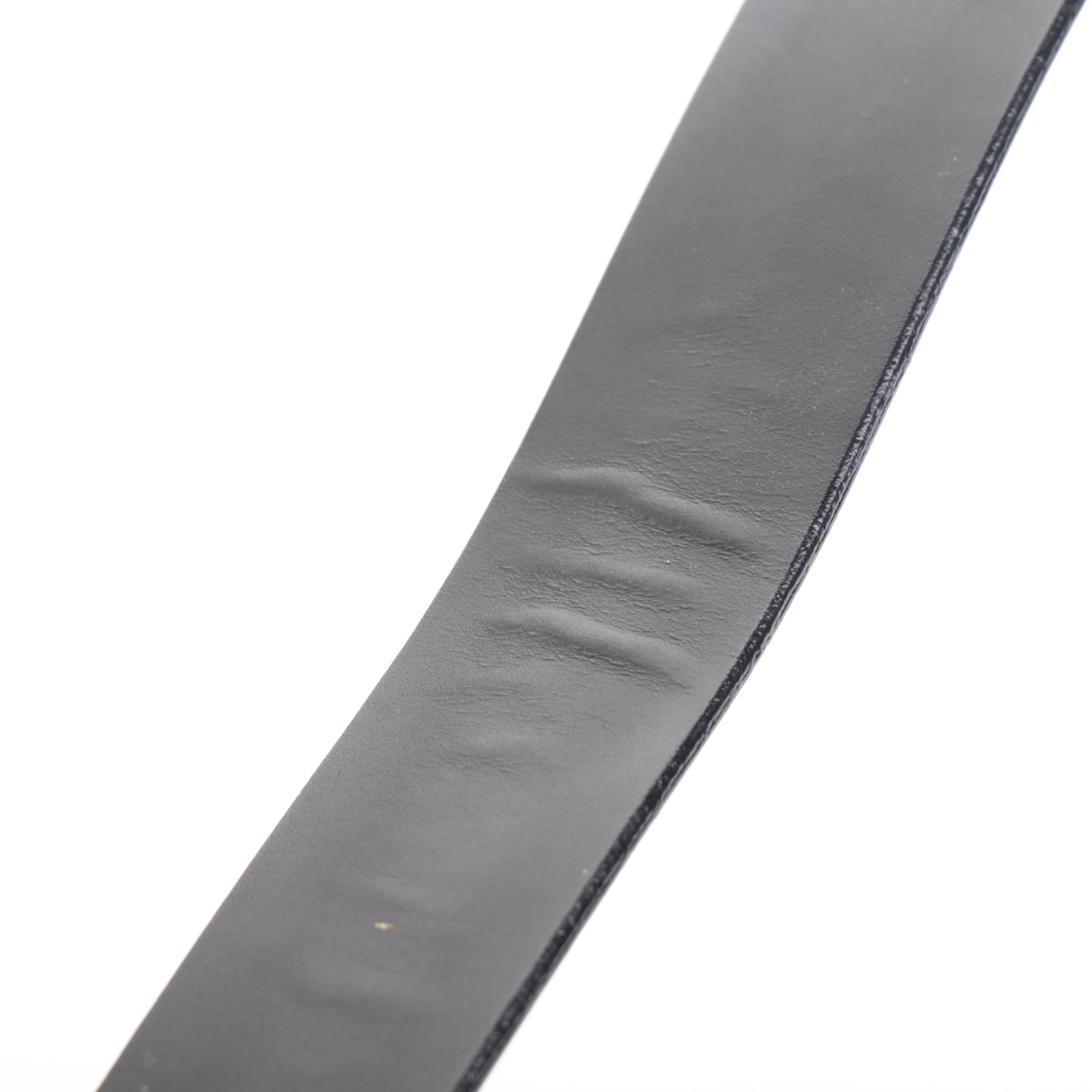 Gucci Logo Black Leather Shoulder Bag