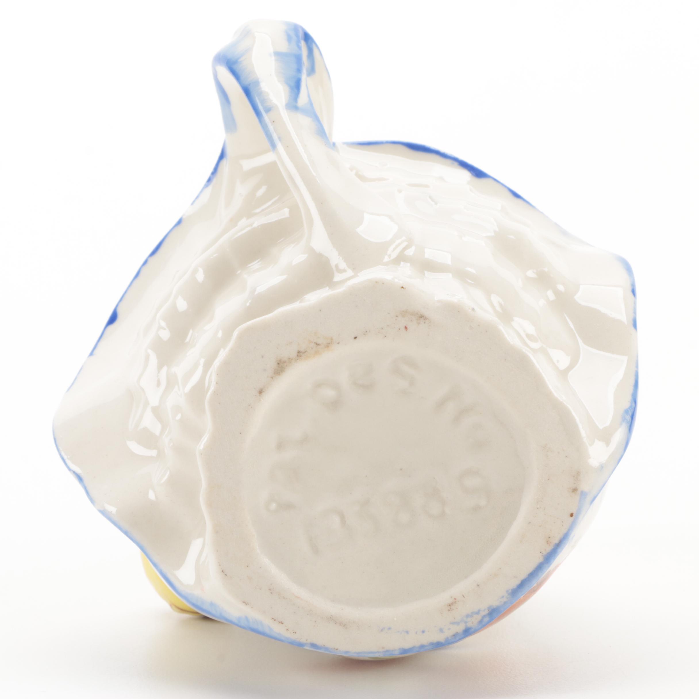 Hull Pottery "Little Red Riding Hood" Creamer and Shakers, Early to Mid 20th C.