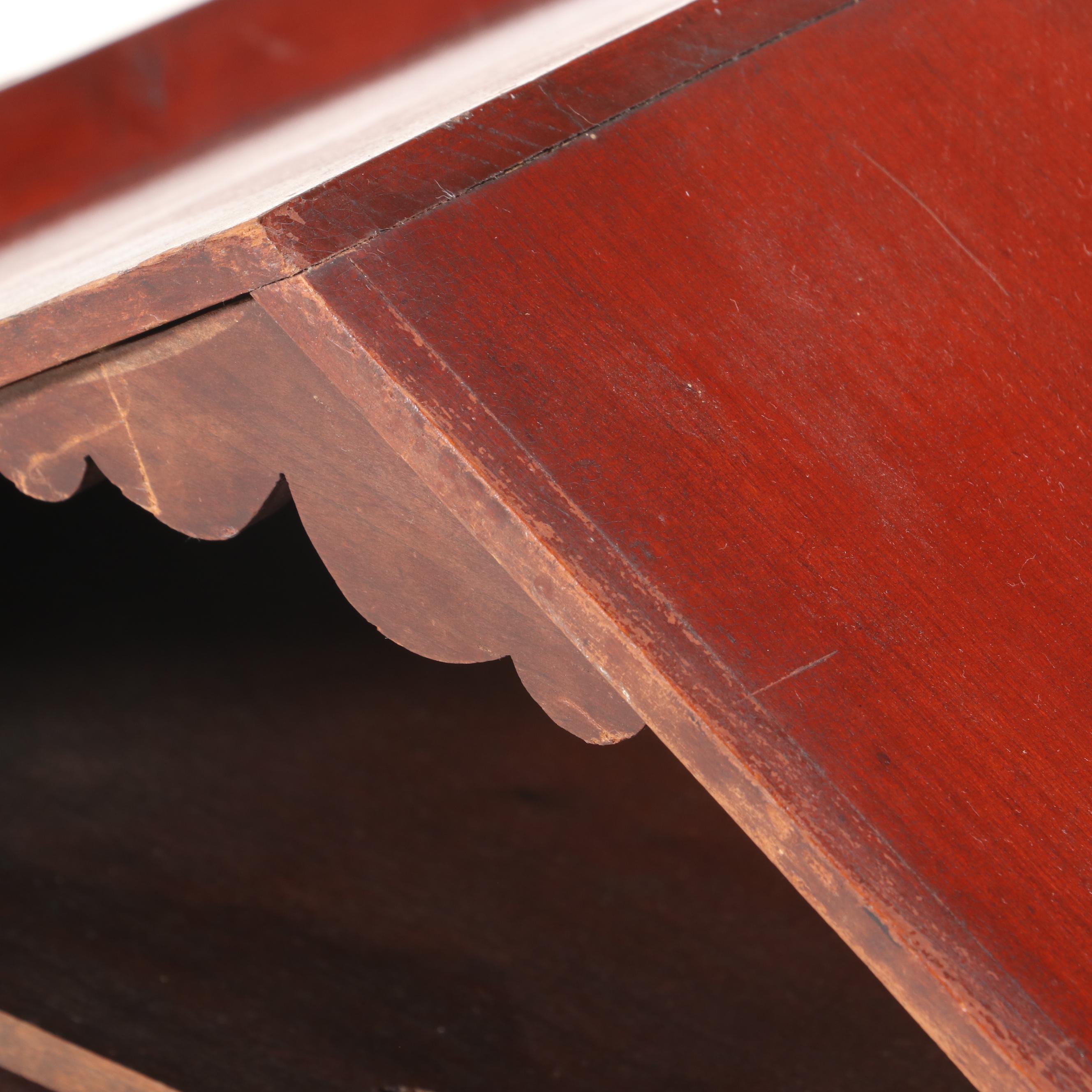 American Innovative Three-Tier Revolving Bookcase, circa 1900