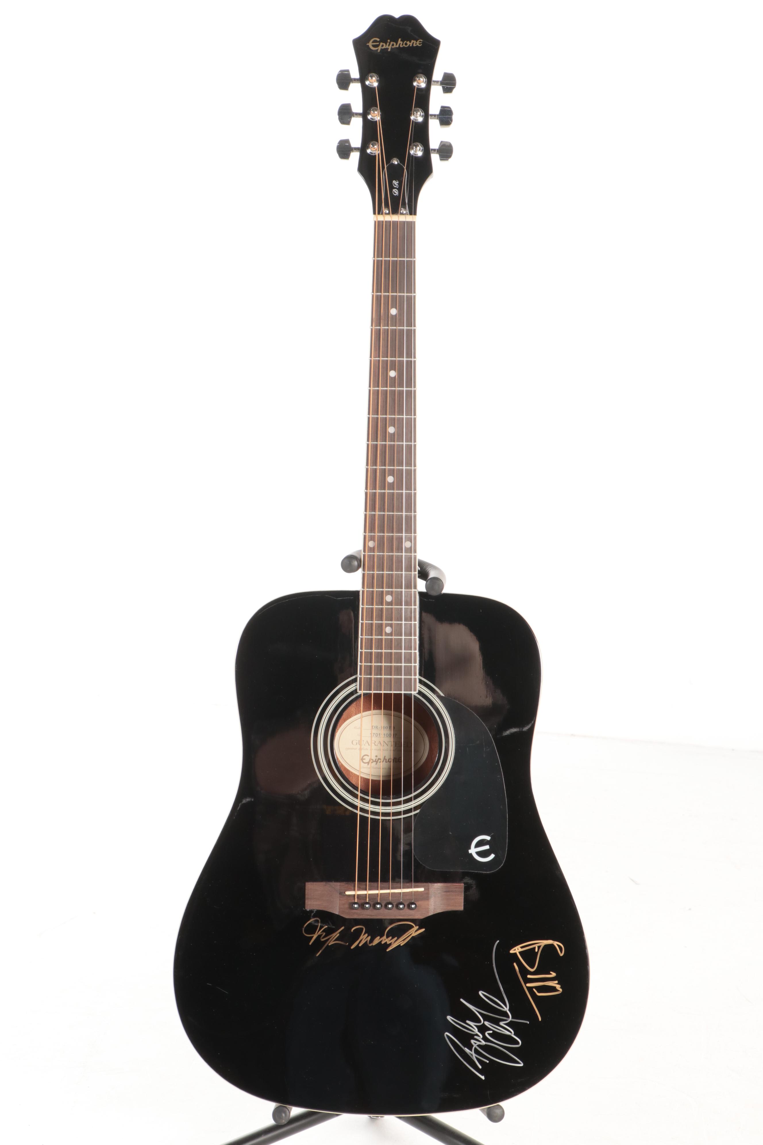 Brandy Clark and Tift Merritt Signed Epiphone Dreadnought Acoustic Guitar