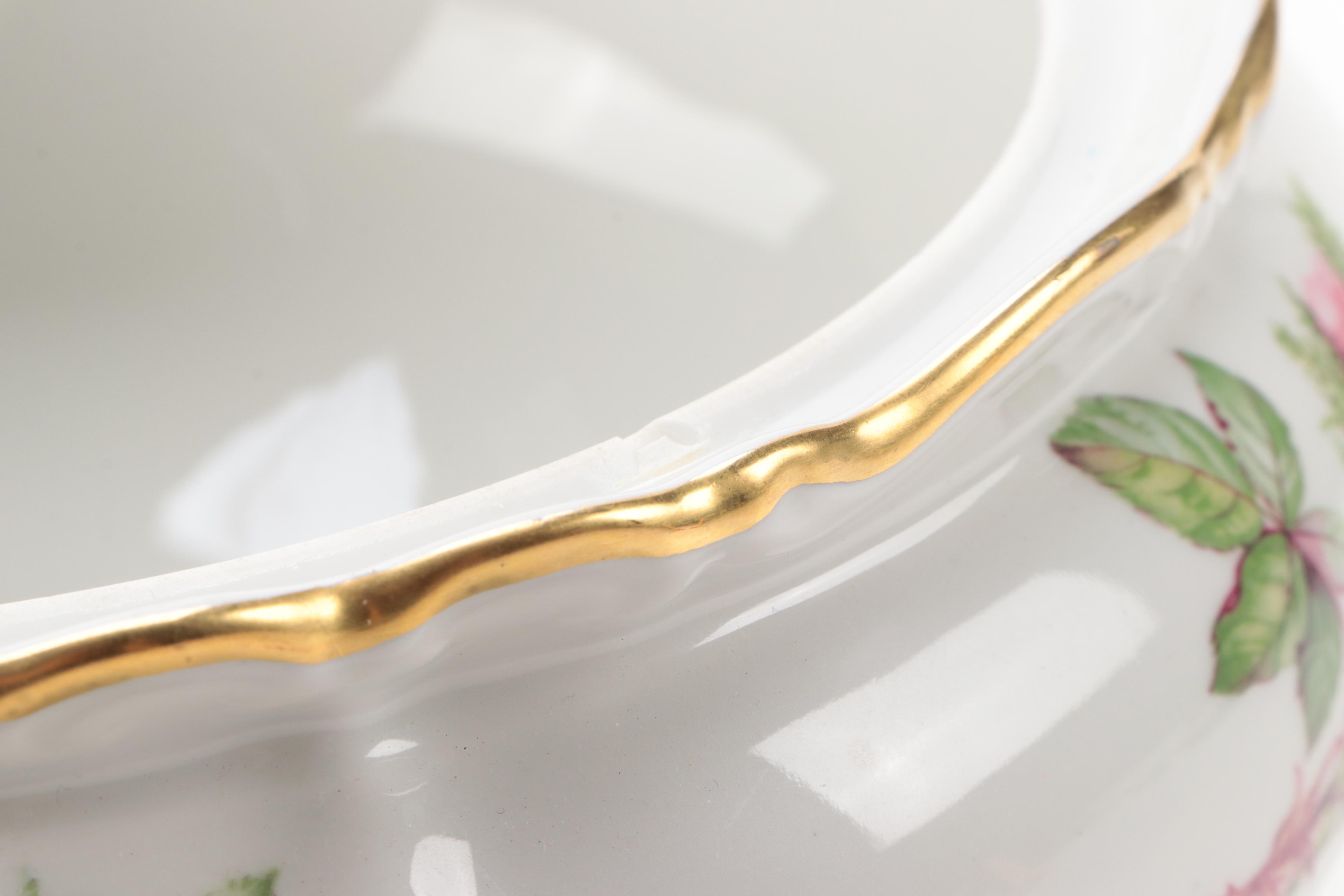 Edelstein "Maria Theresia" Porcelain Tureen and Platter, Mid-20th Century