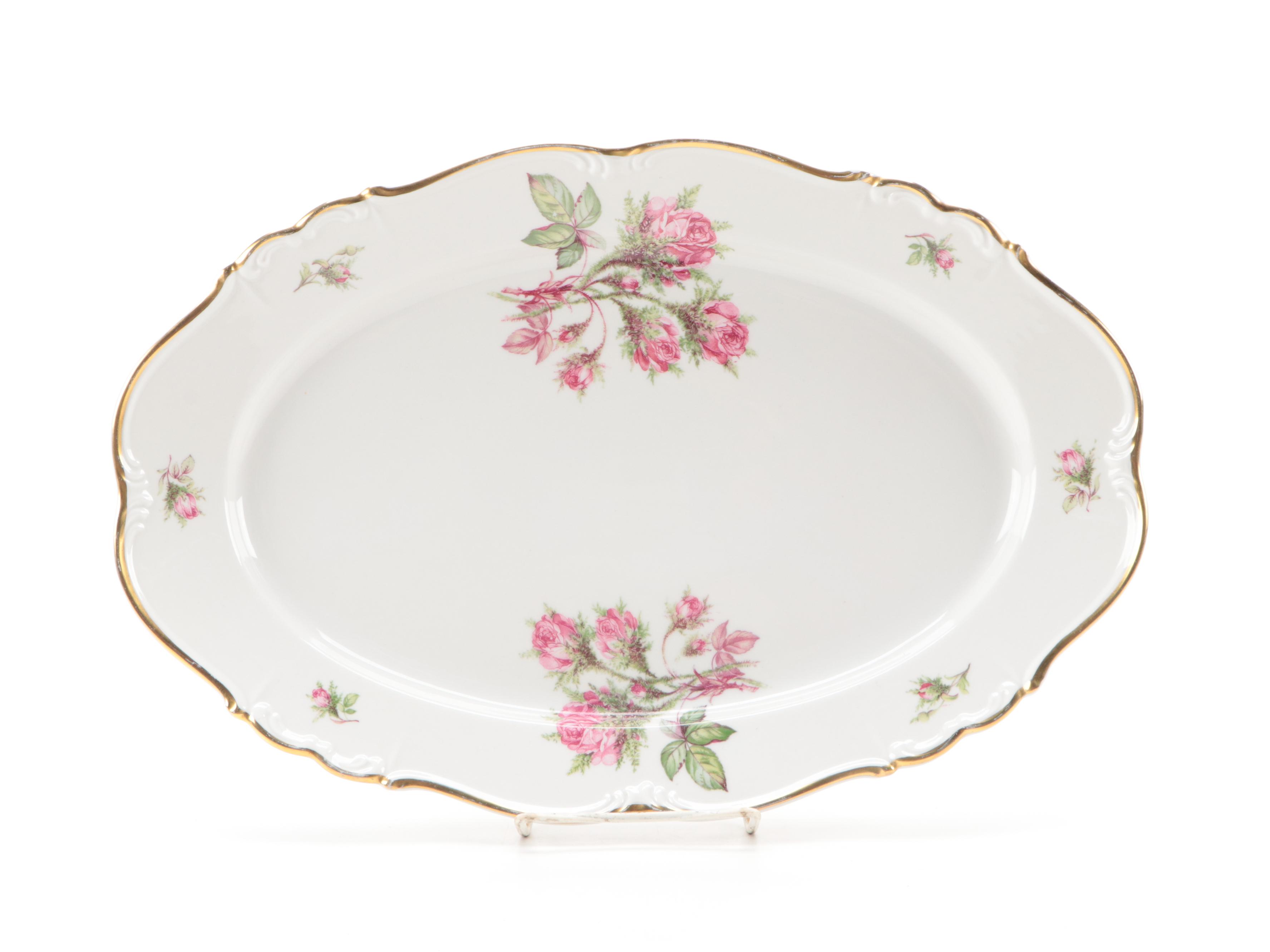 Edelstein "Maria Theresia" Porcelain Tureen and Platter, Mid-20th Century
