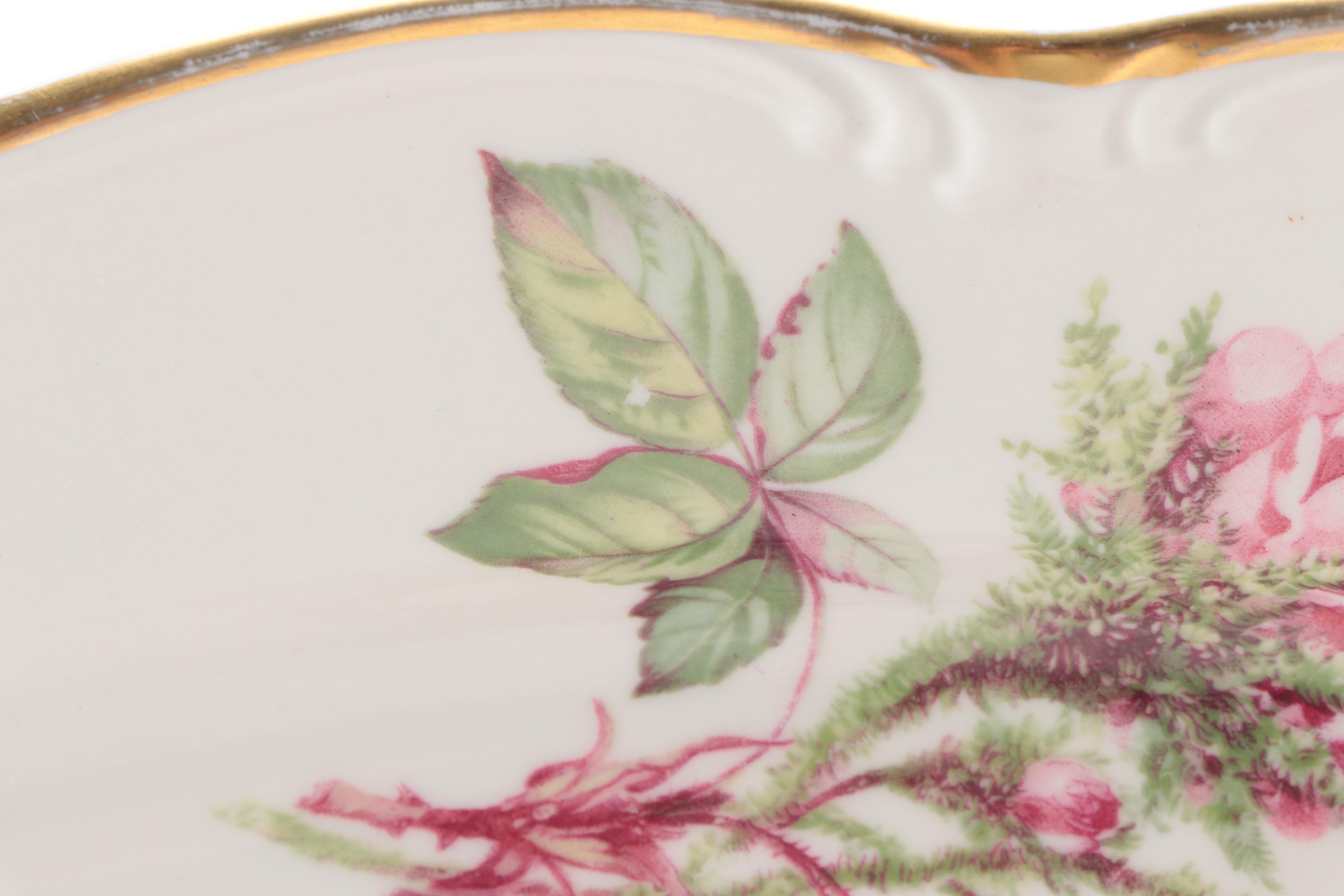 Edelstein "Maria Theresia" Porcelain Tureen and Platter, Mid-20th Century