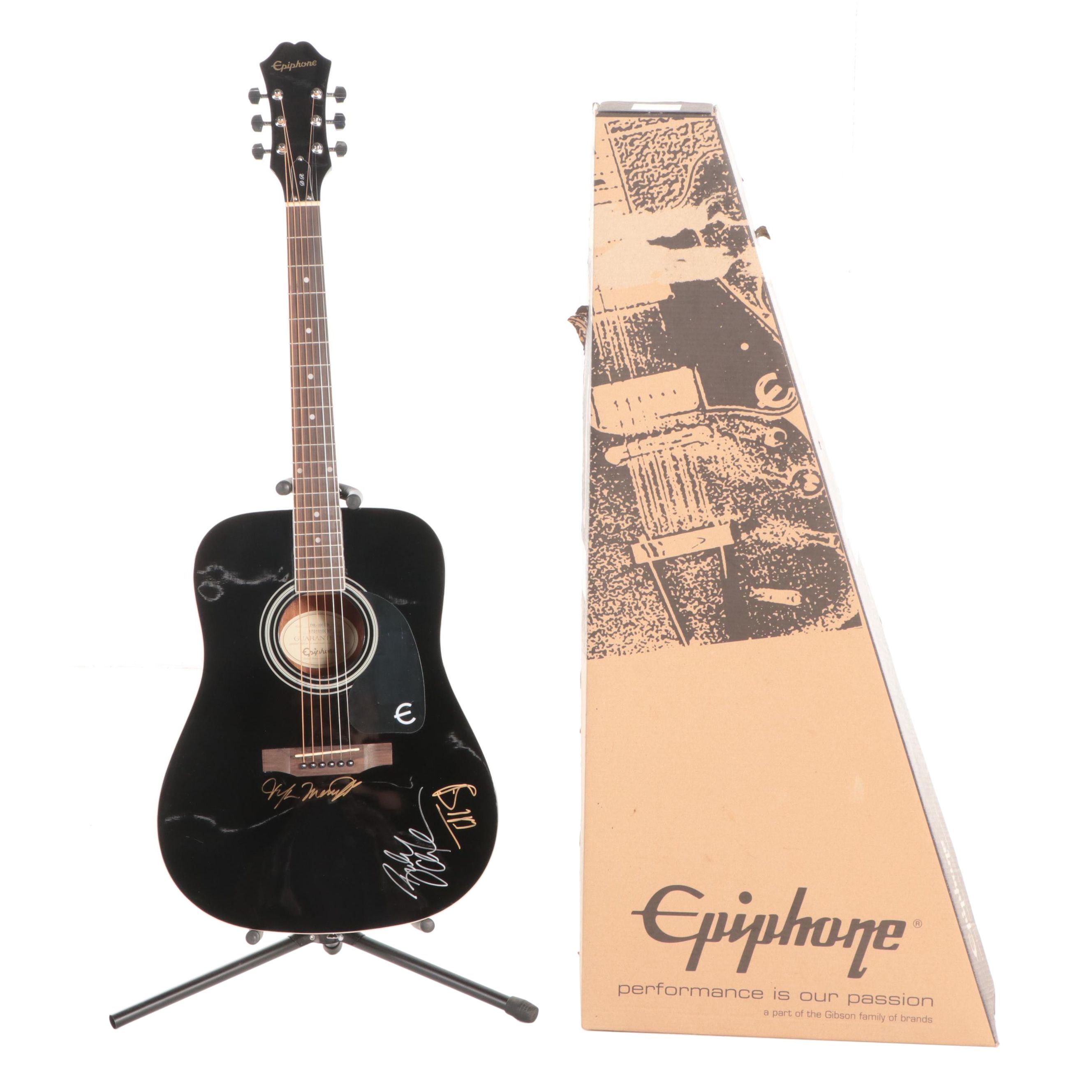 Brandy Clark and Tift Merritt Signed Epiphone Dreadnought Acoustic Guitar