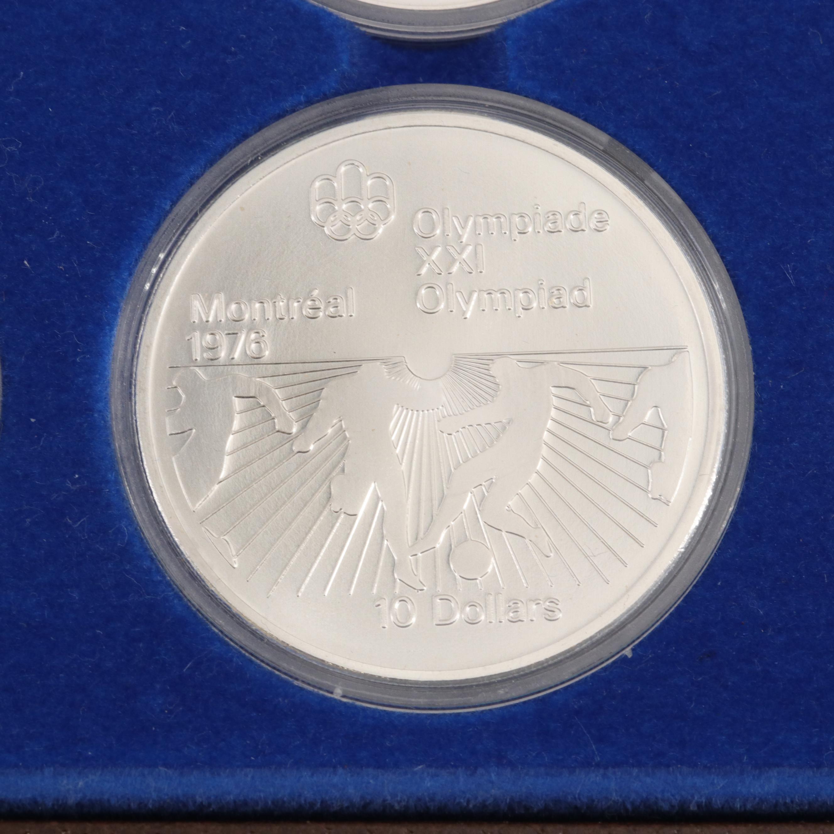 Complete Set of 1976 Canadian Olympic Silver Coins