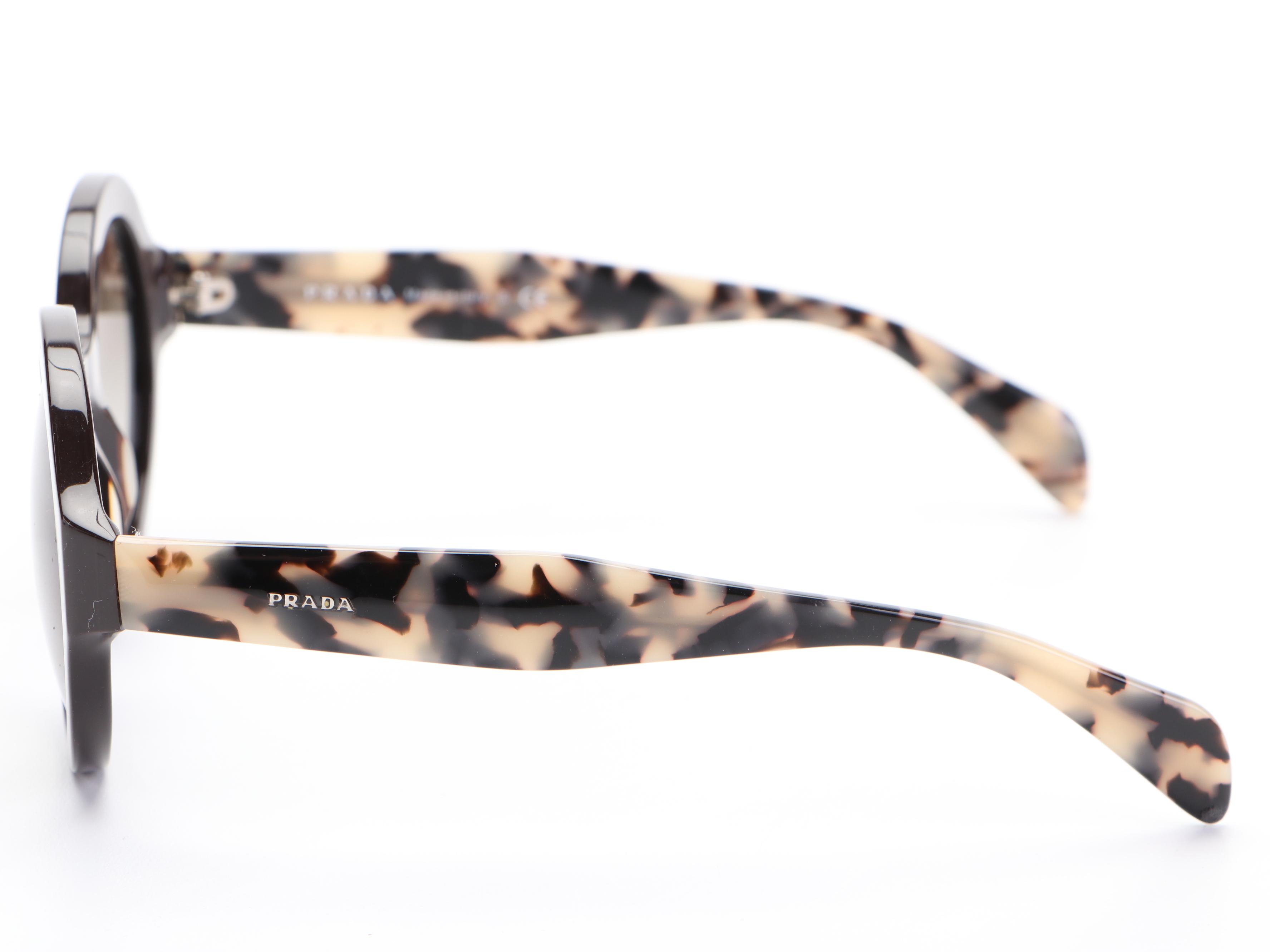 Prada Journal SPR06Q Round Sunglasses