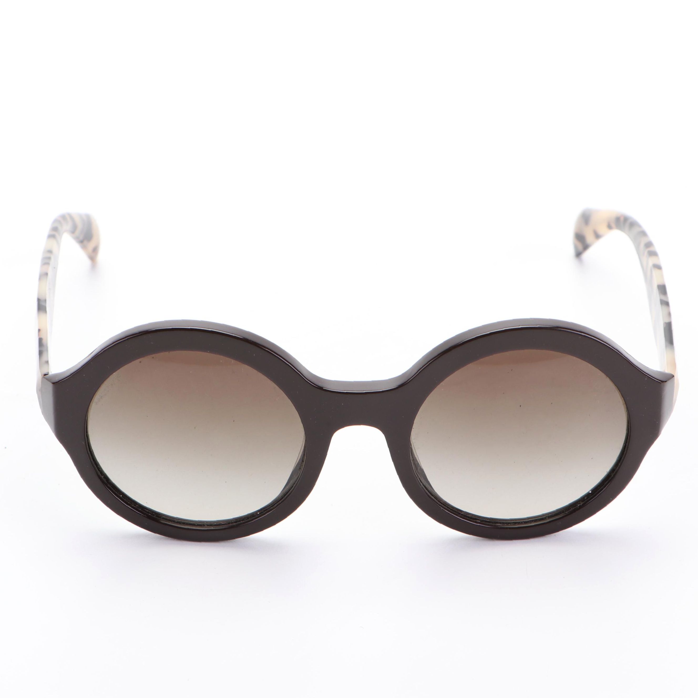Prada Journal SPR06Q Round Sunglasses