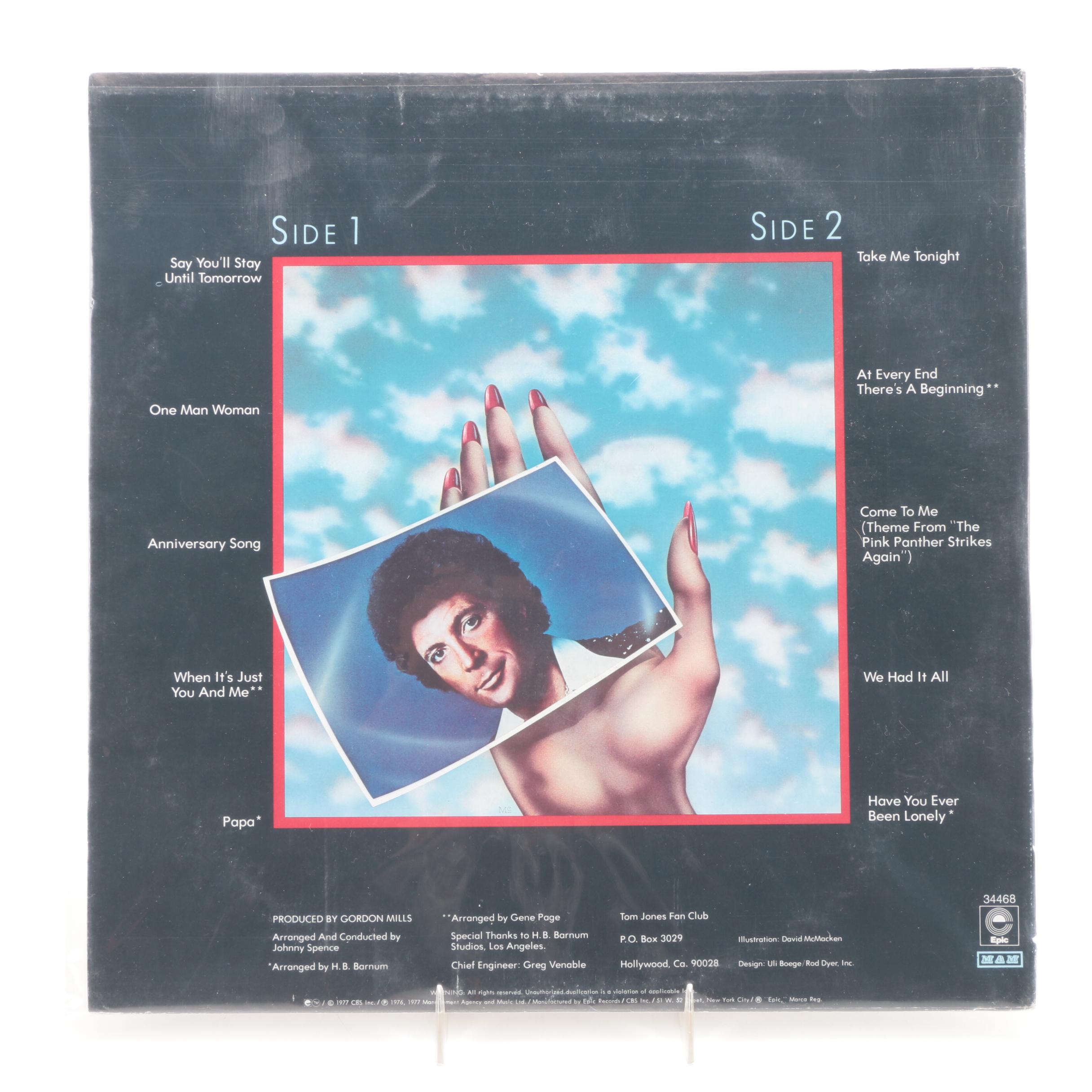 Tom Jones, Liza Minnelli, Lynda Carter, Other Signed Vinyl LP Records