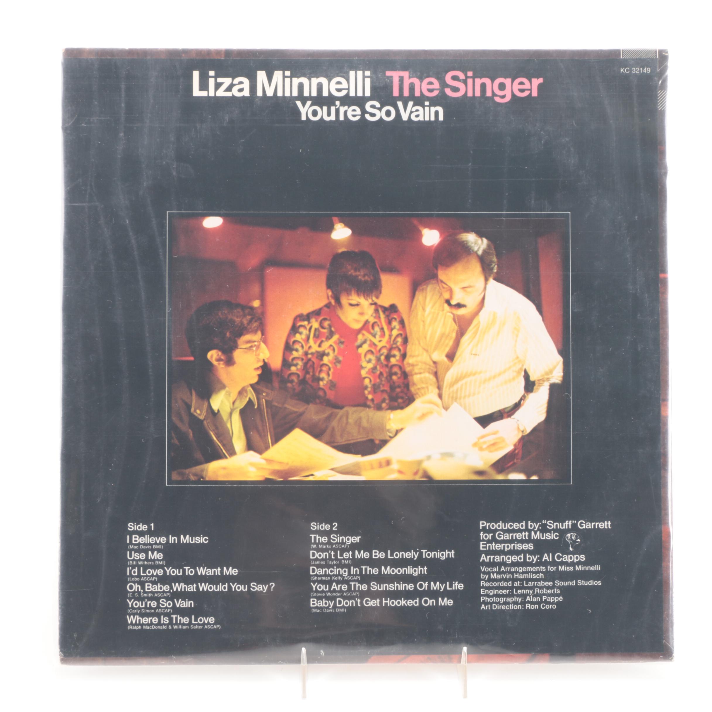 Tom Jones, Liza Minnelli, Lynda Carter, Other Signed Vinyl LP Records