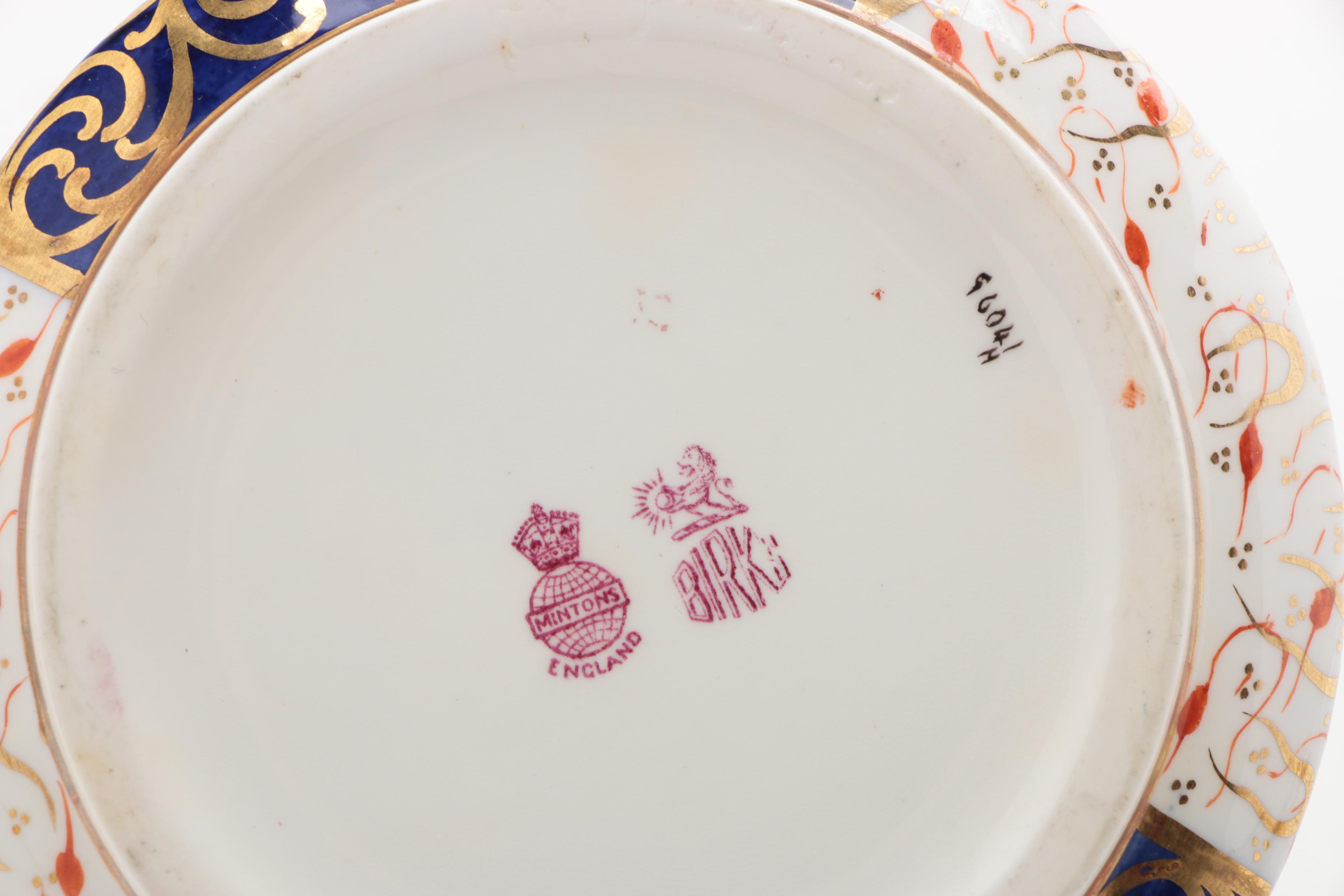 Minton "Imari" Porcelain Creamer and Sugar, Early 20th Century