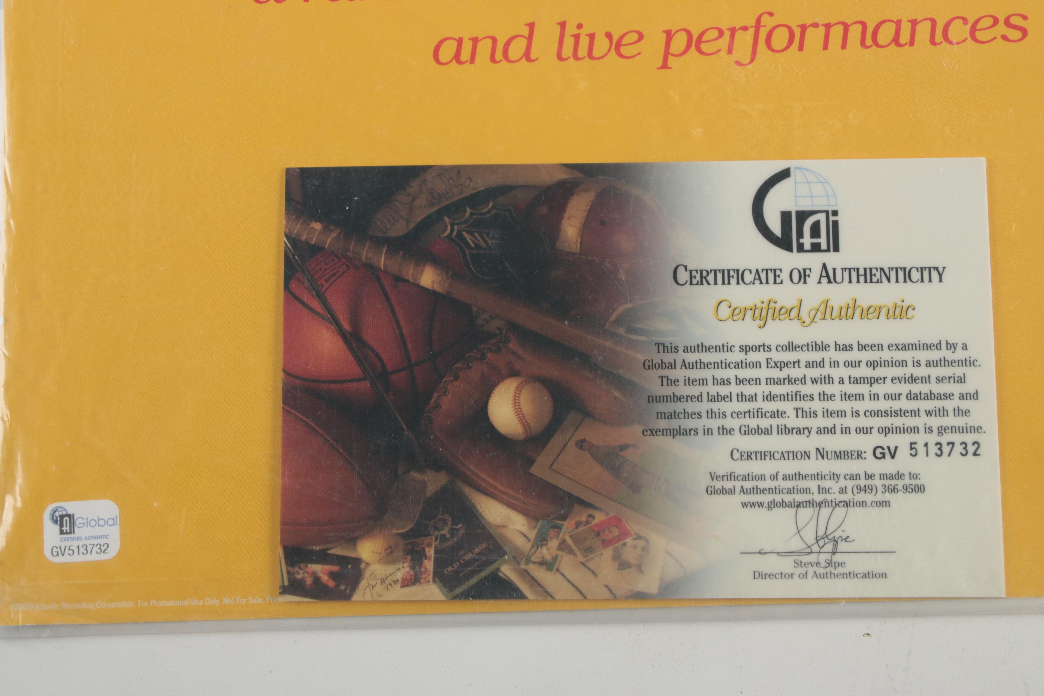 Billy Joel, Darius Rucker, Stryper, Other Signed LP Record Covers with COAs