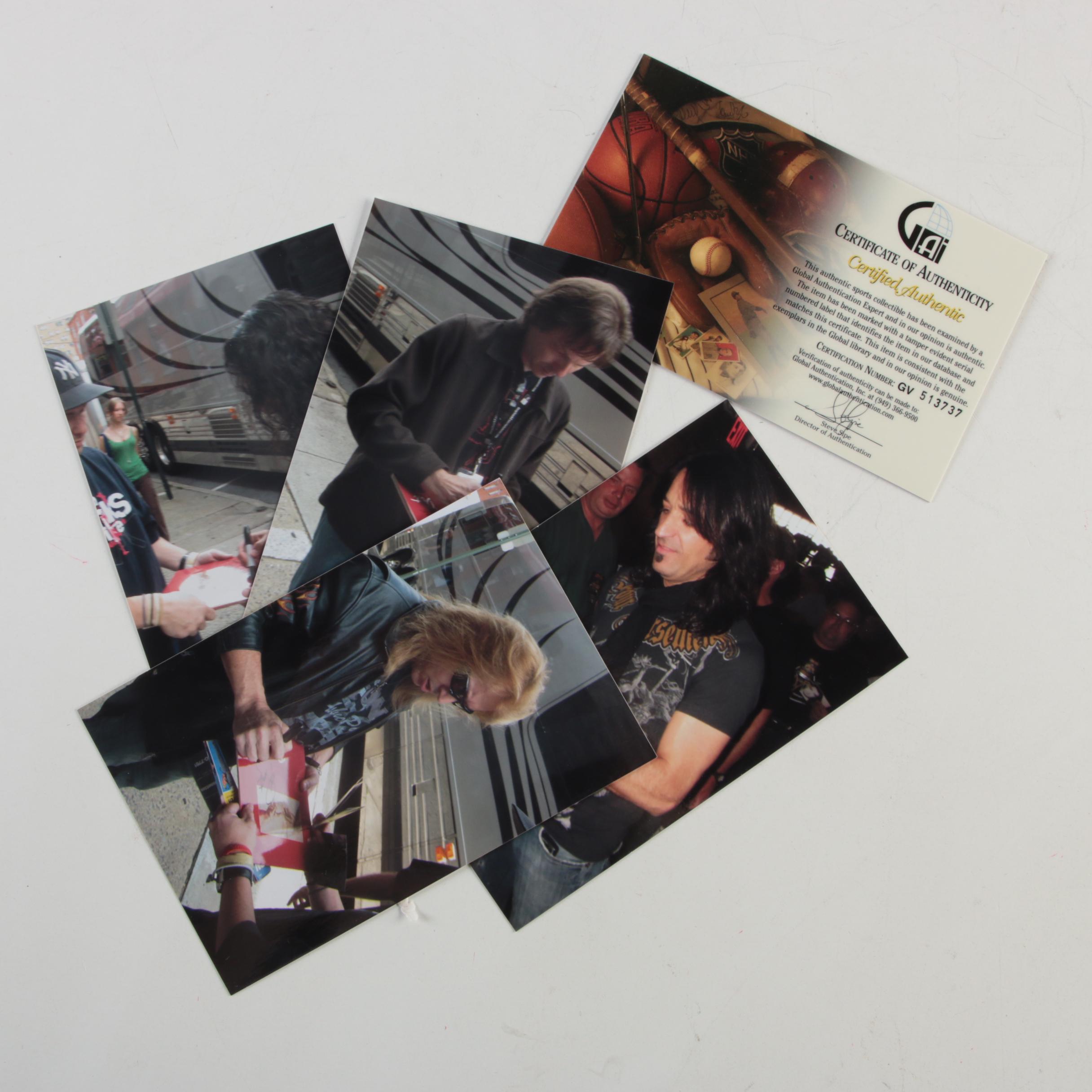 Billy Joel, Darius Rucker, Stryper, Other Signed LP Record Covers with COAs