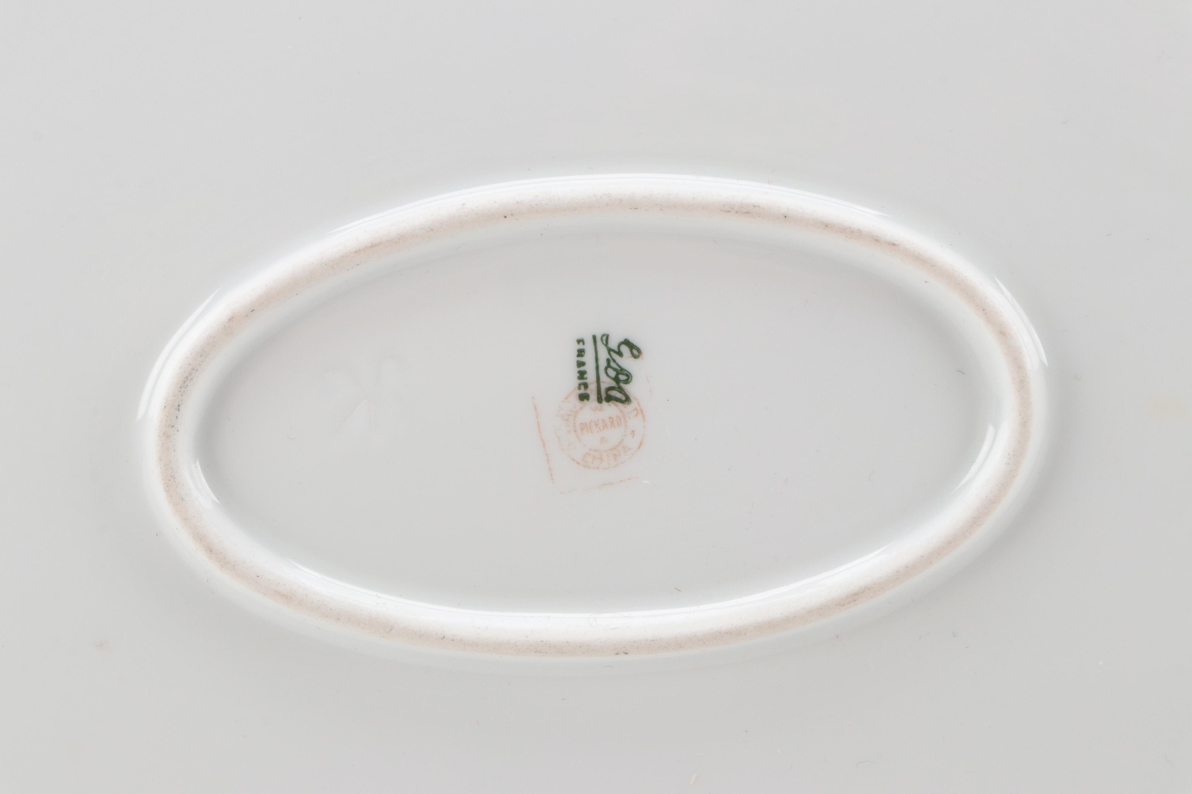 Hand-Painted Limoges Porcelain Platter, Early 20th Century