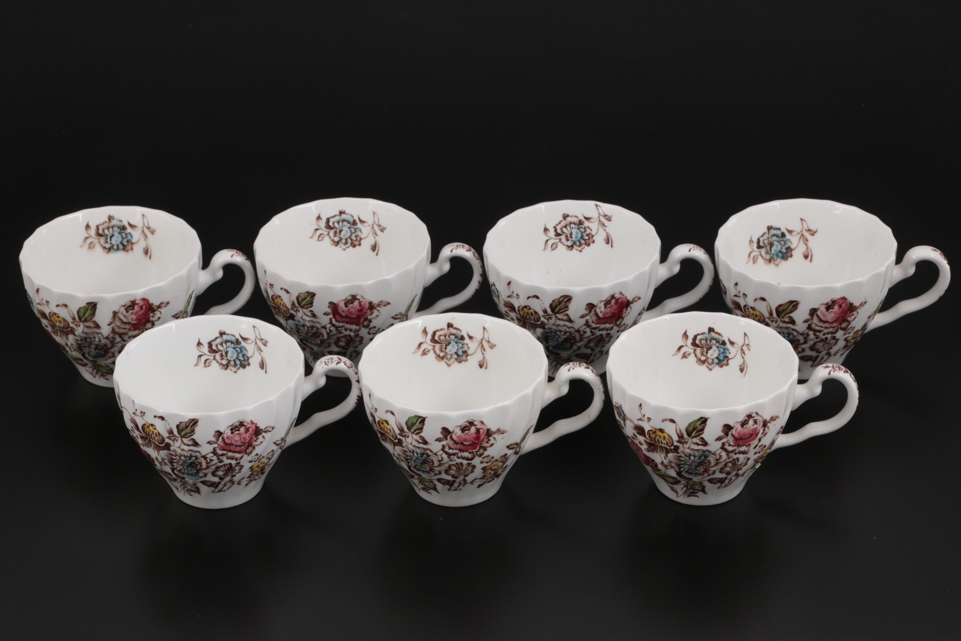 Johnson Brothers "Staffordshire Bouquet" Ironstone Dinnerware and Serveware