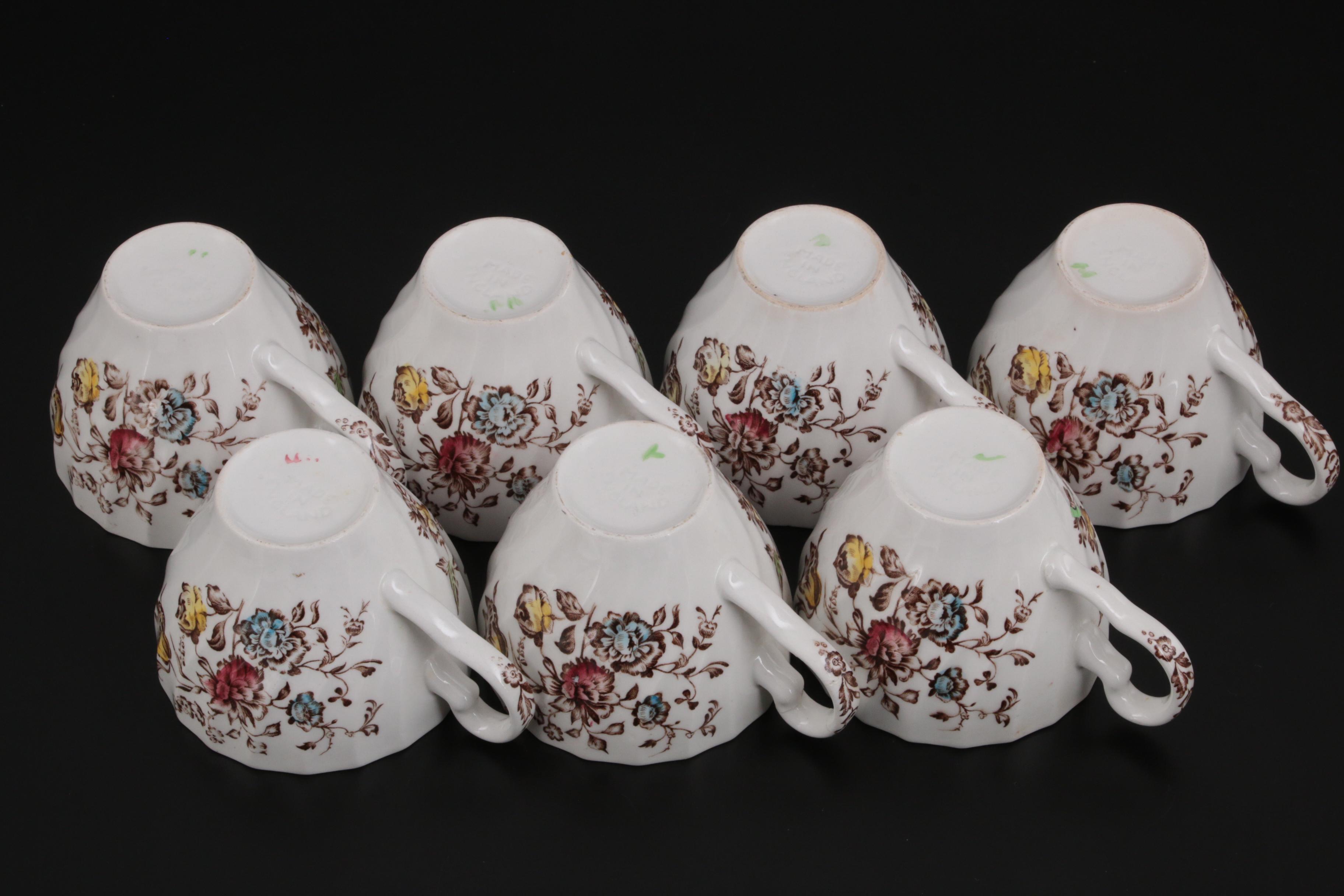 Johnson Brothers "Staffordshire Bouquet" Ironstone Dinnerware and Serveware